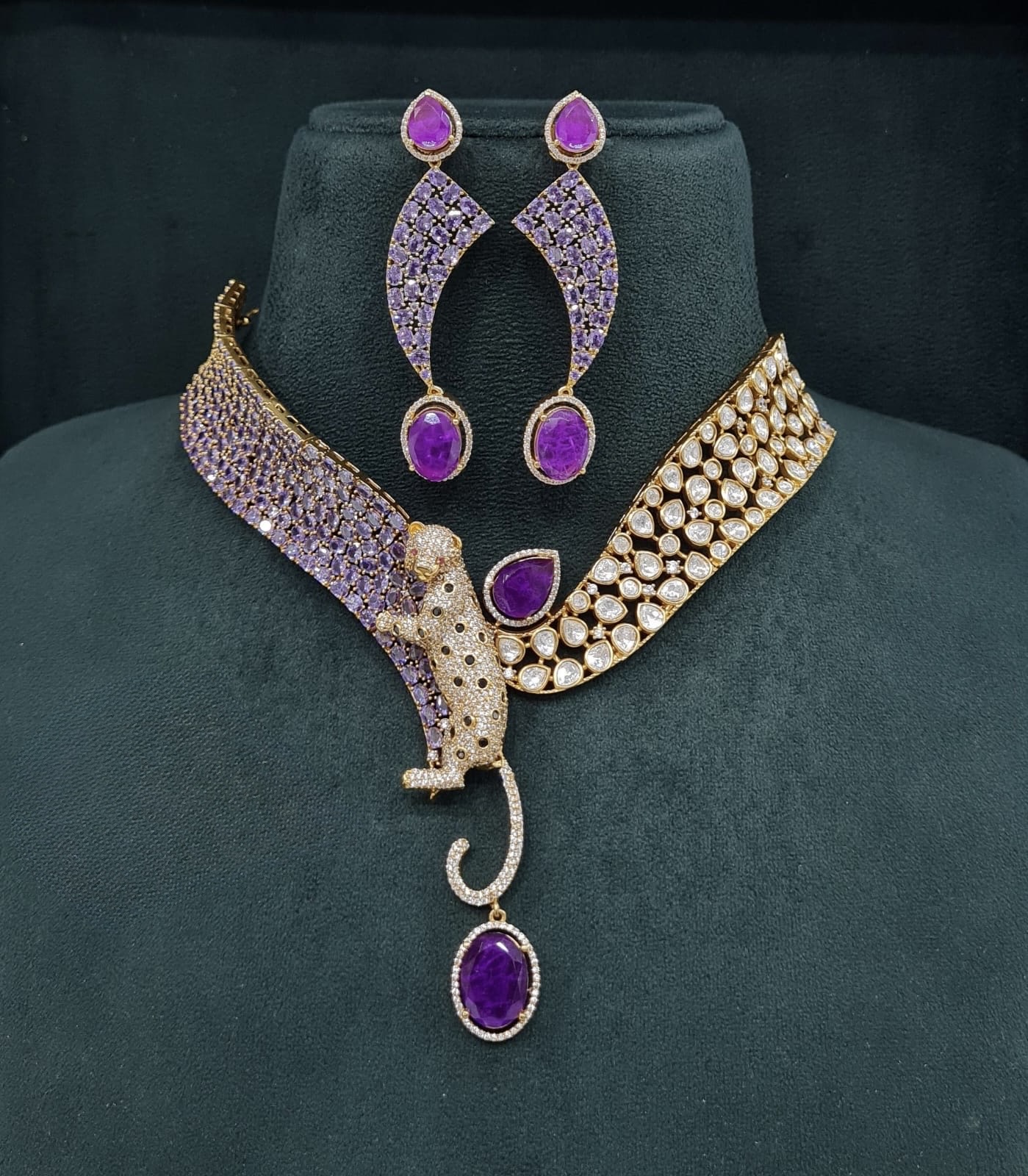 Kundan Necklace 08218 - 10