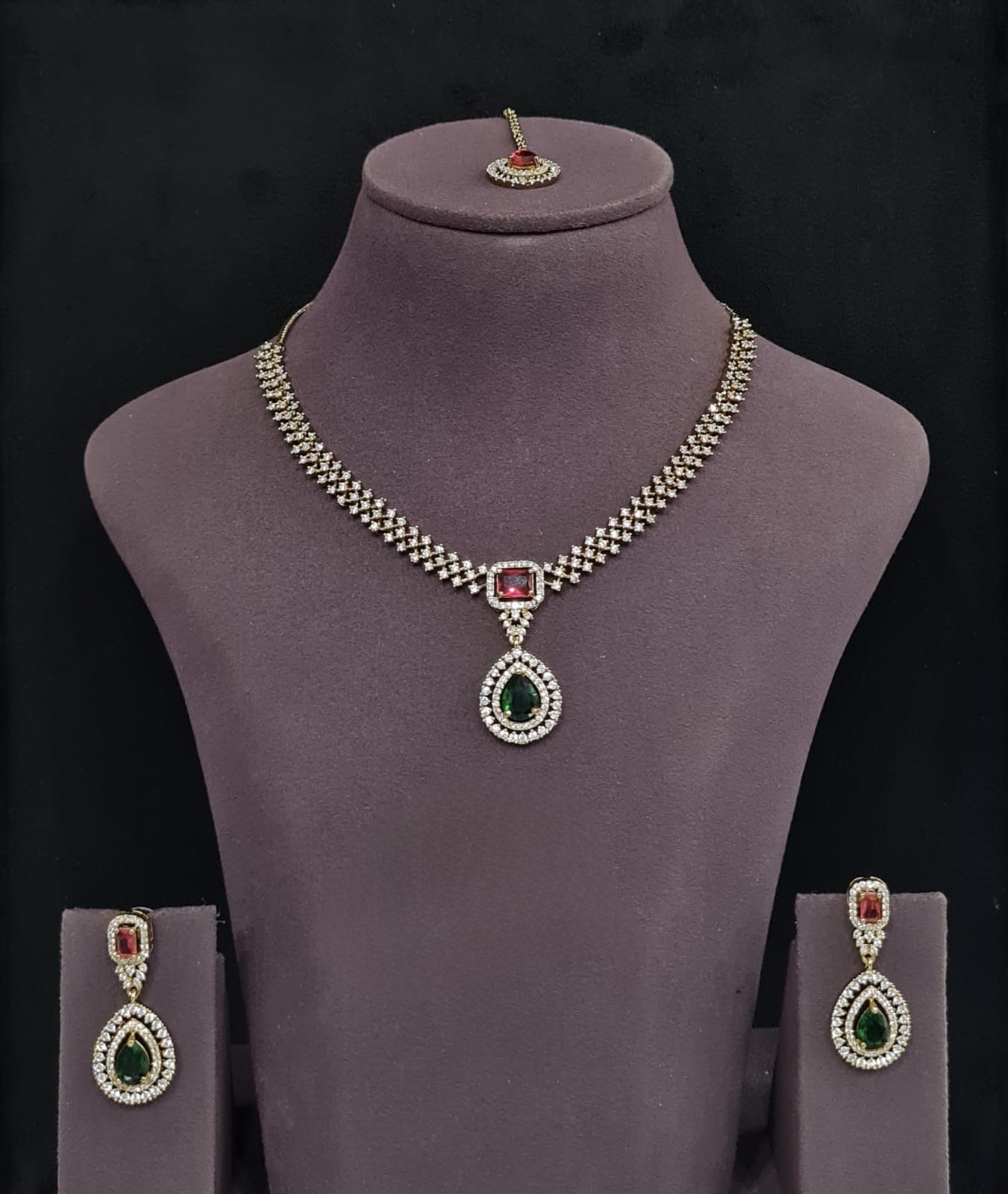 Cz Necklace 11342 - 13