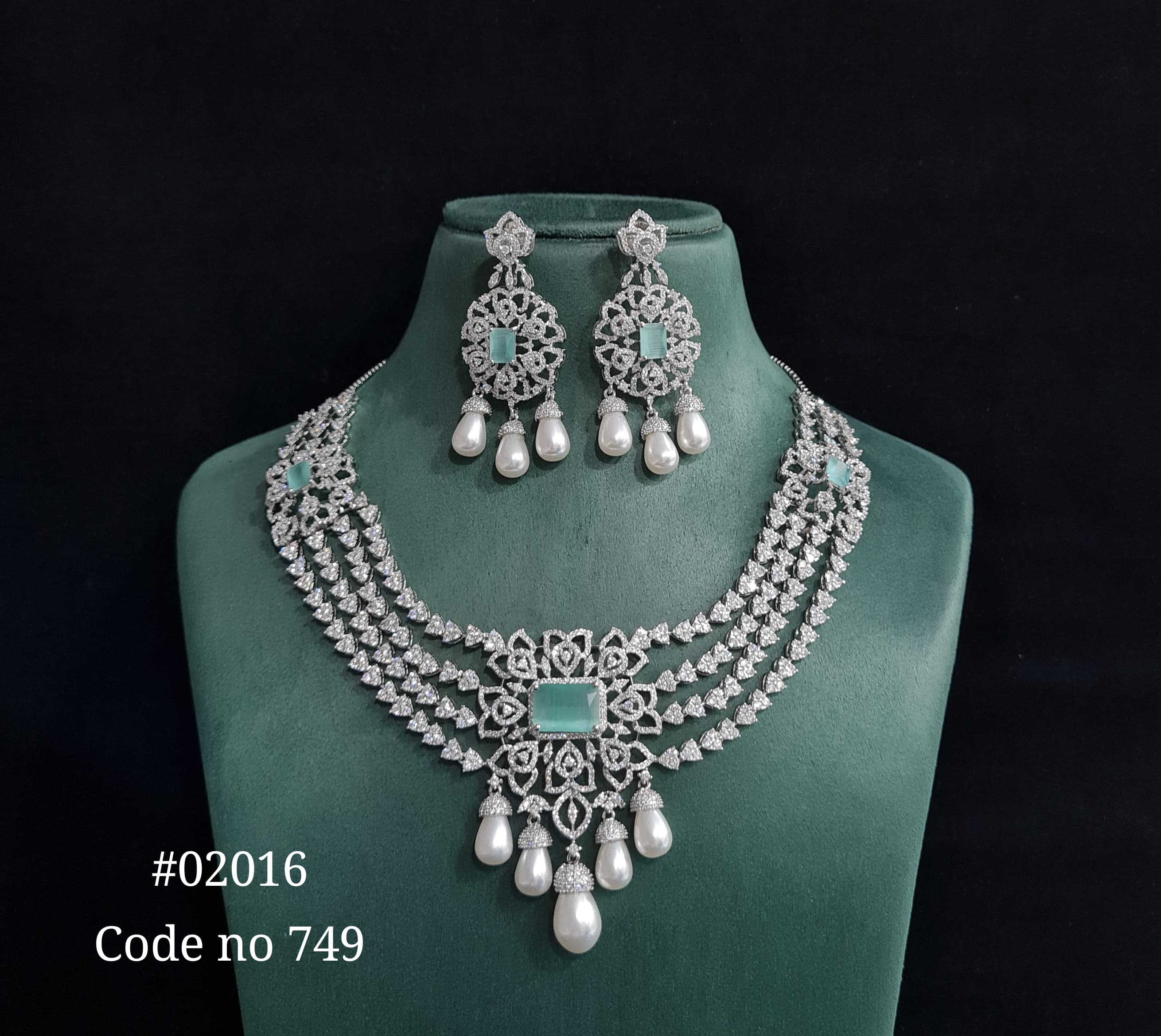 CZ Necklace 02016 - 3
