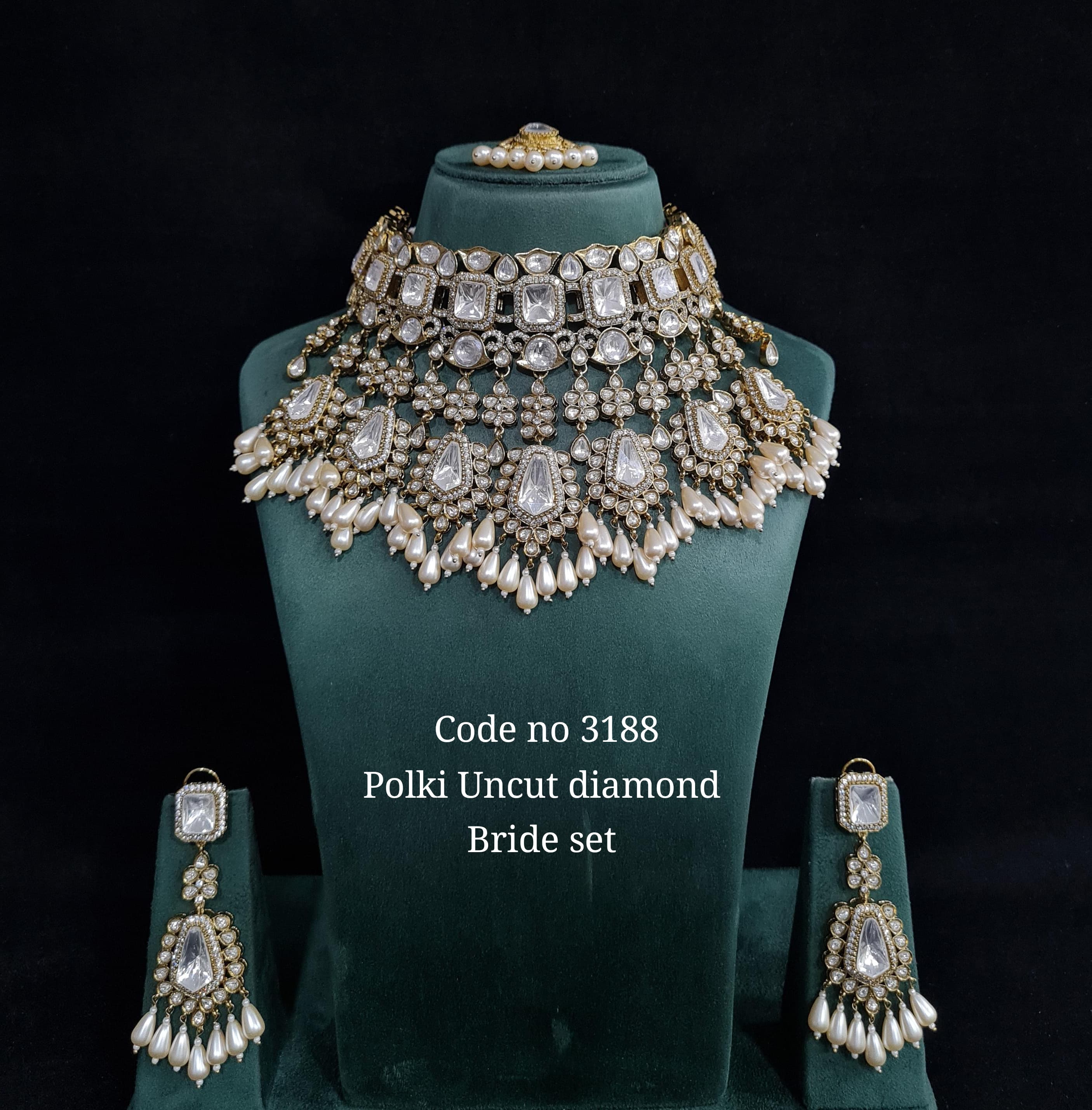 Kundan Bride Set 01329 - 6