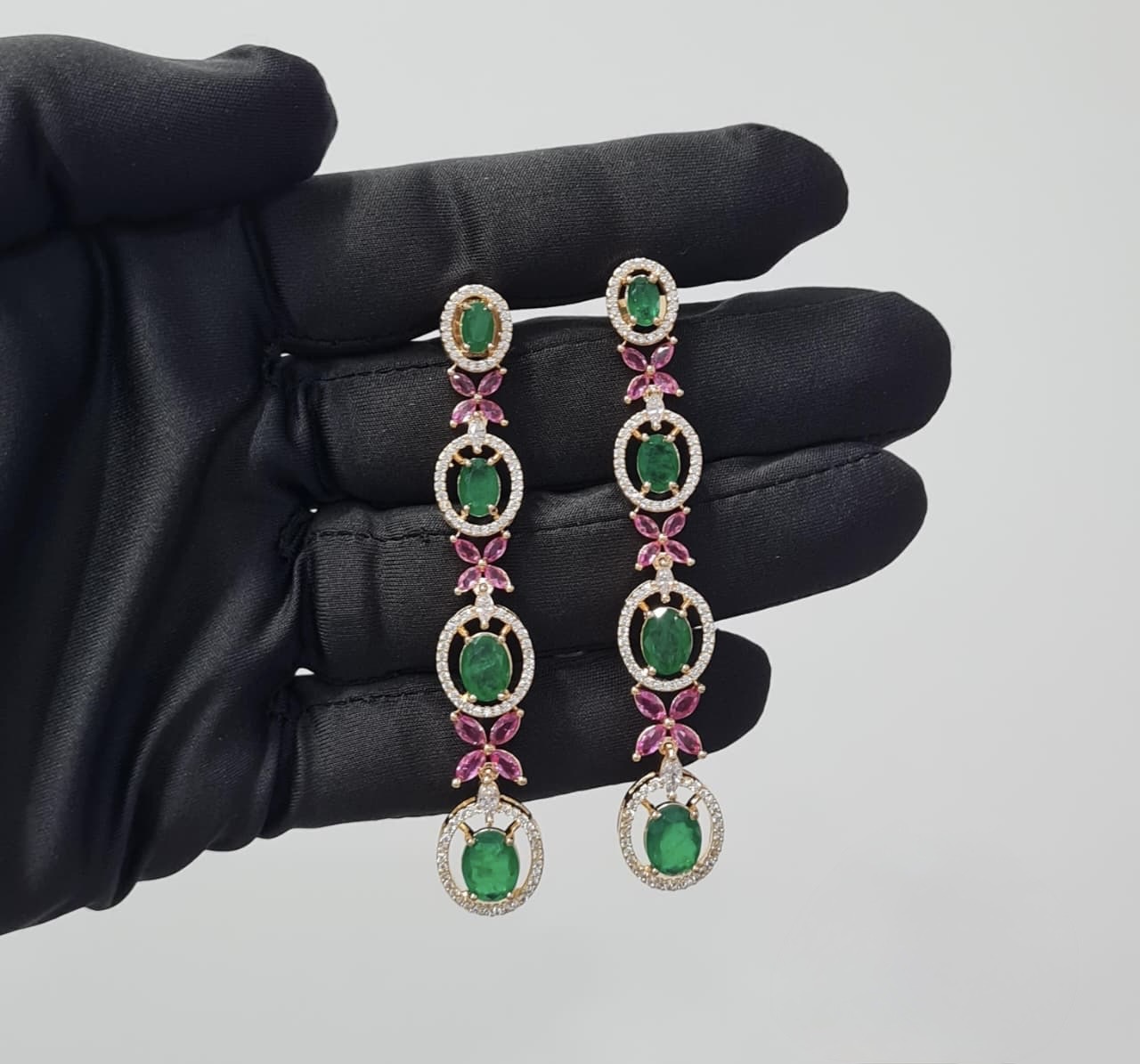 Cz Earrings 10253 - 3