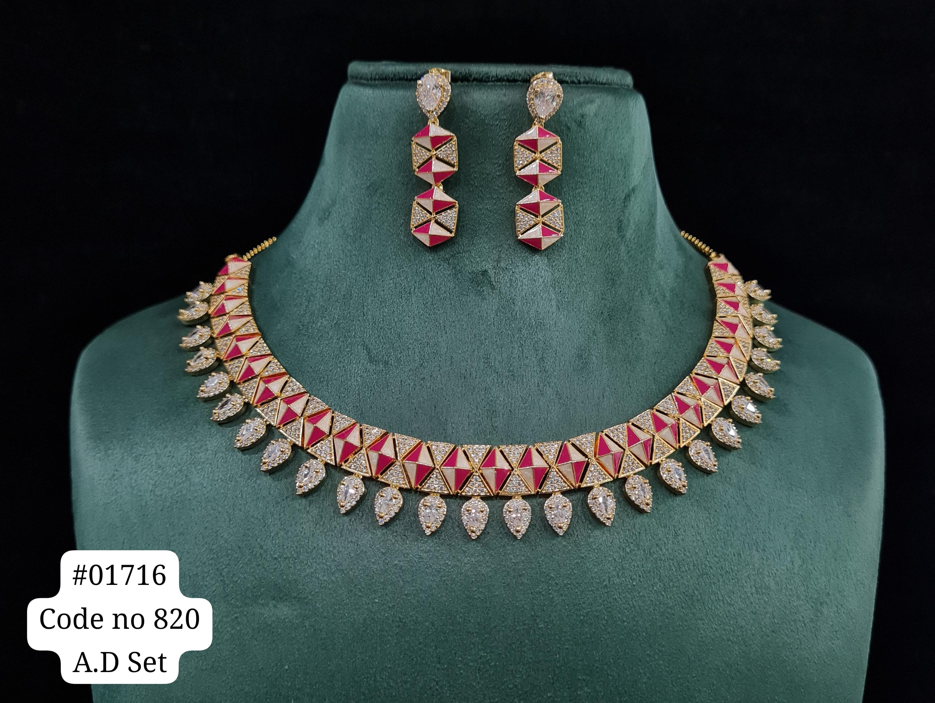 Cz necklace 01716 - 5