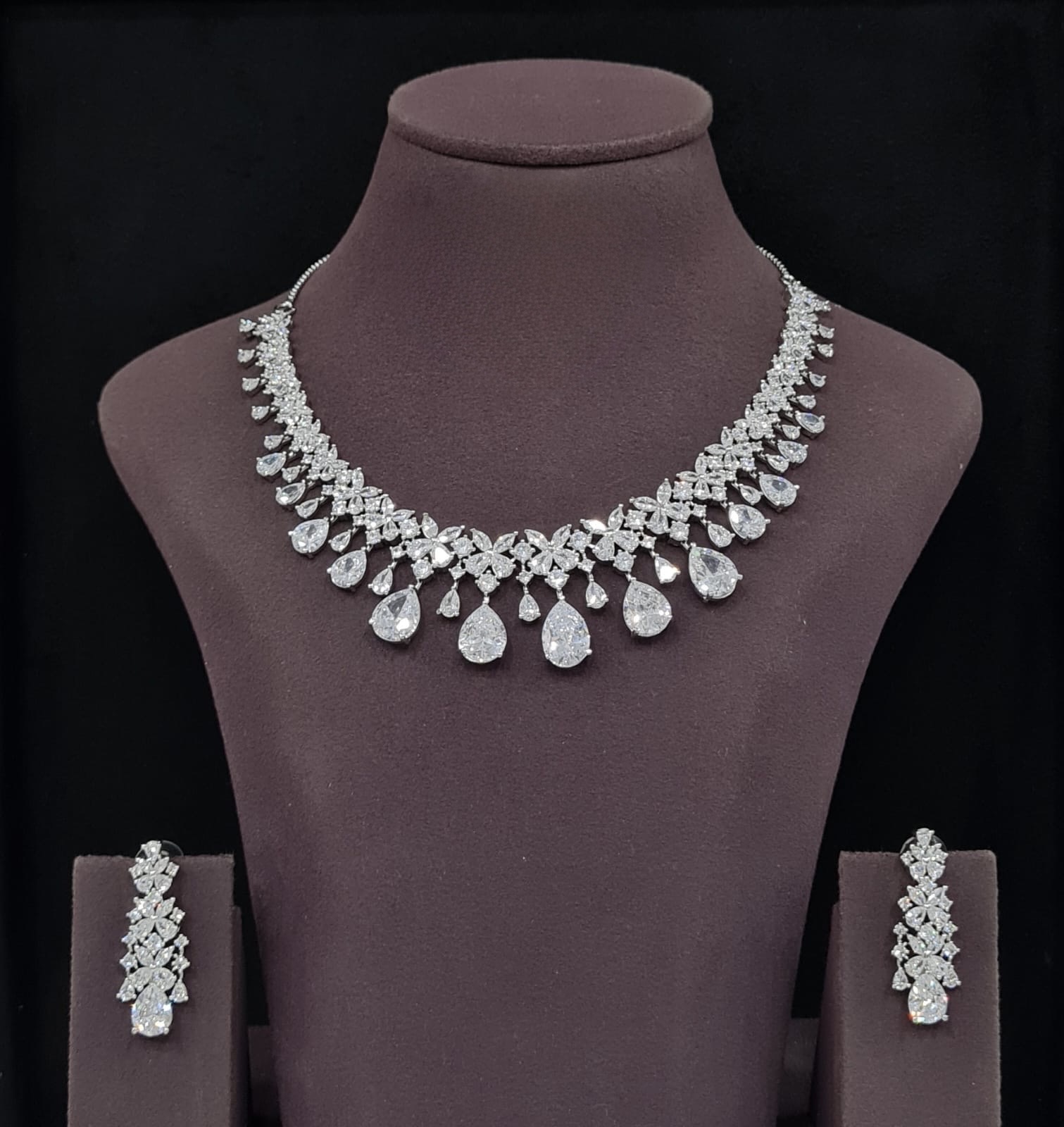 Cz Necklace 11652 - 3