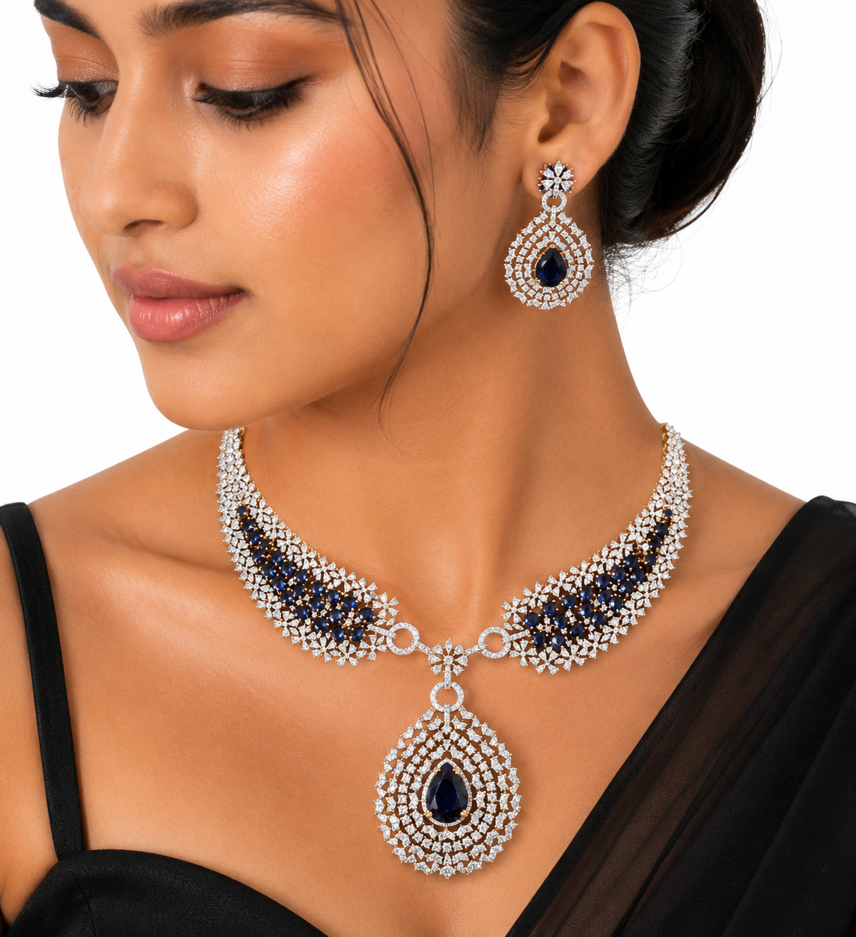 Cz Necklace 10099 - 8