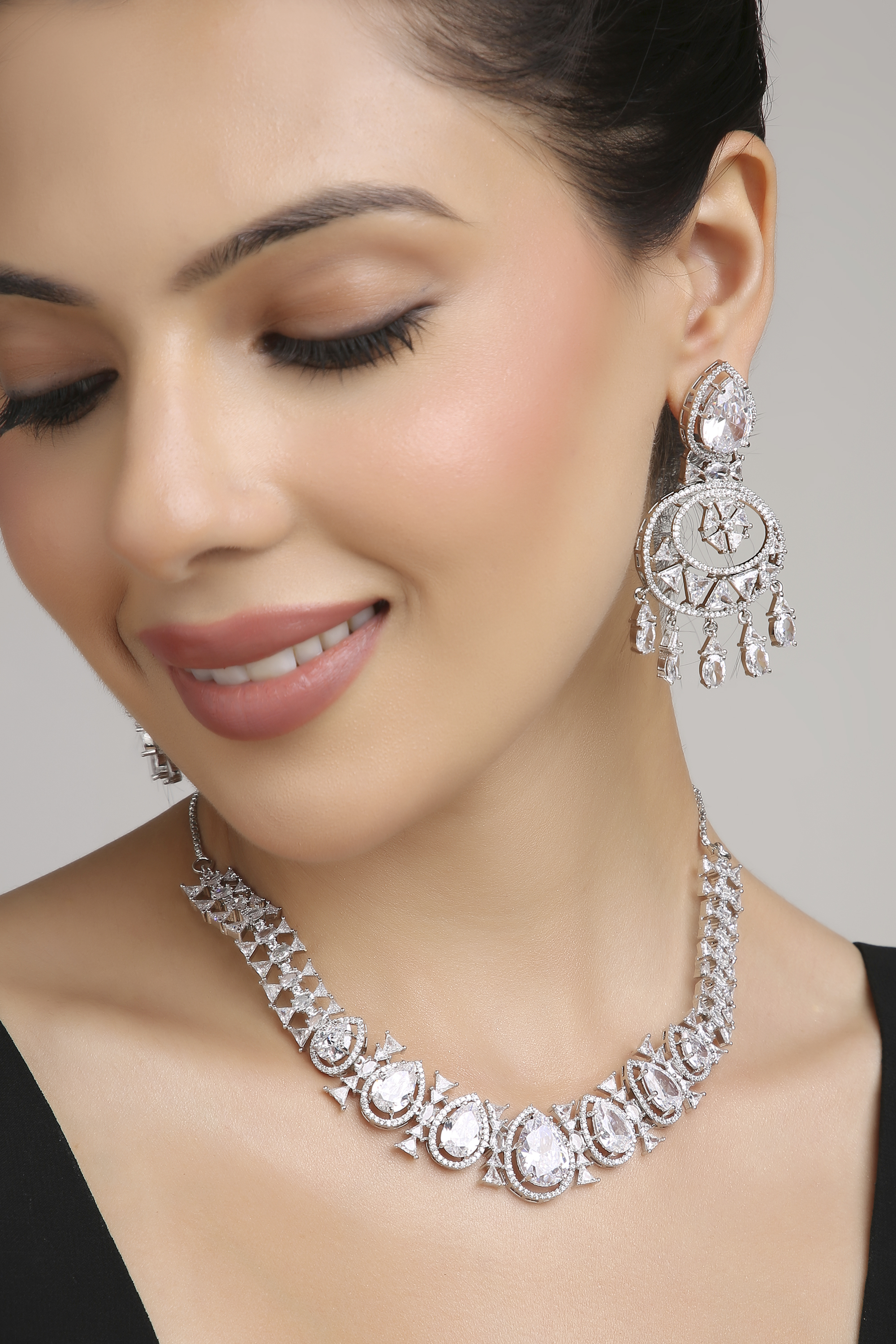 Cz Necklace 06304 - 5