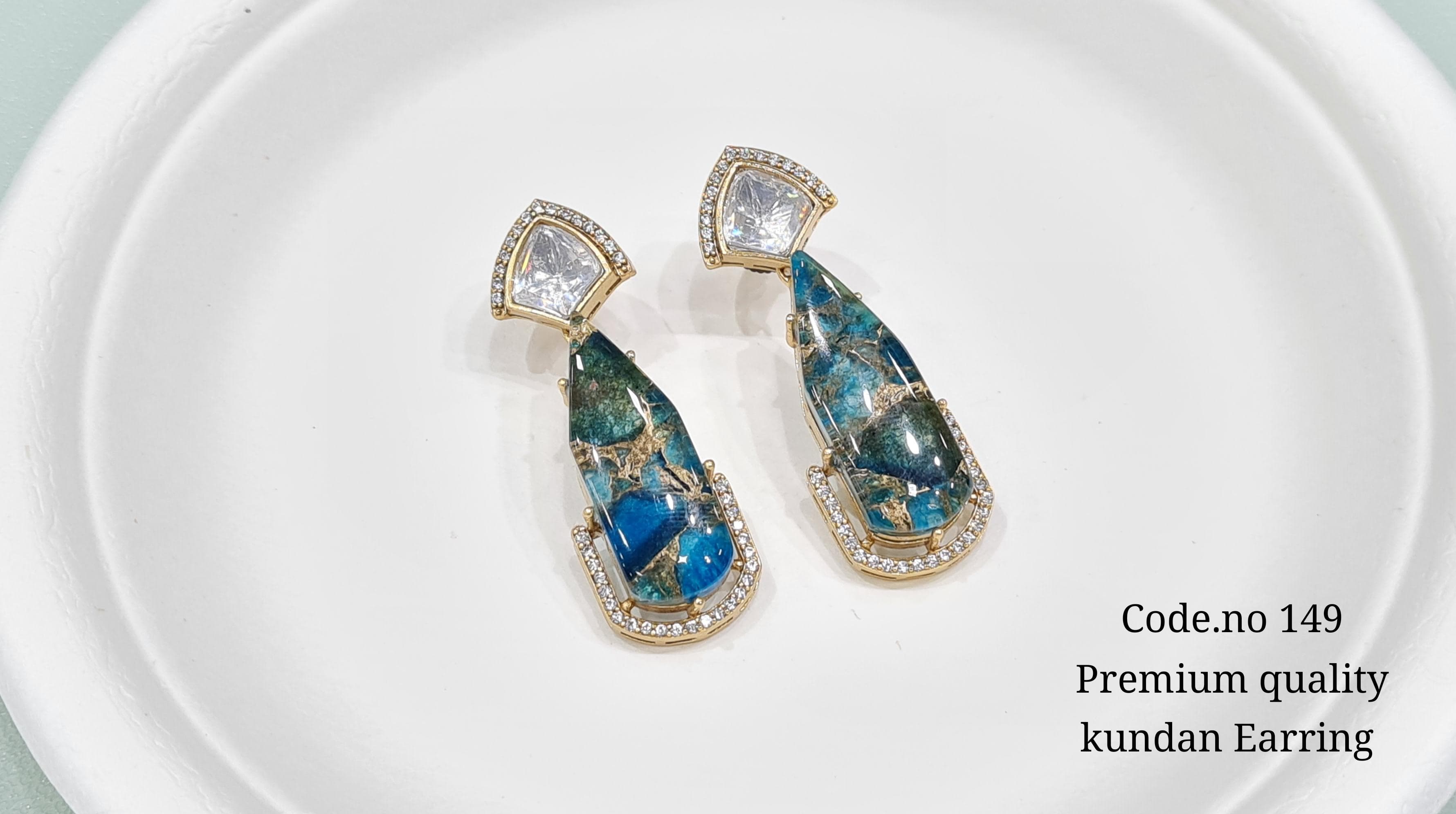 Kundan Earring 00110 - 7