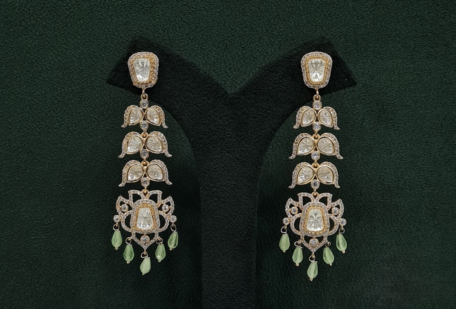 Kundan Earrings 09675 - 4