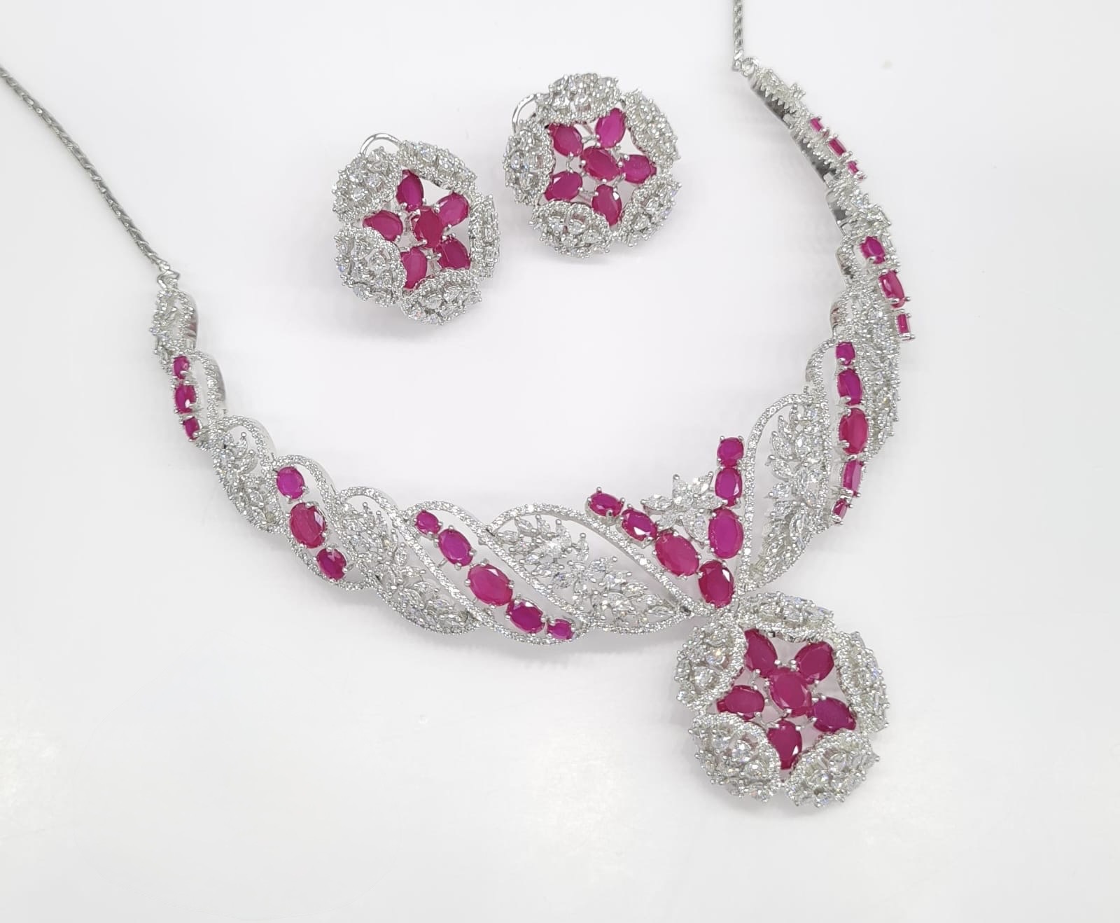 Cz Necklace 06774 - 16