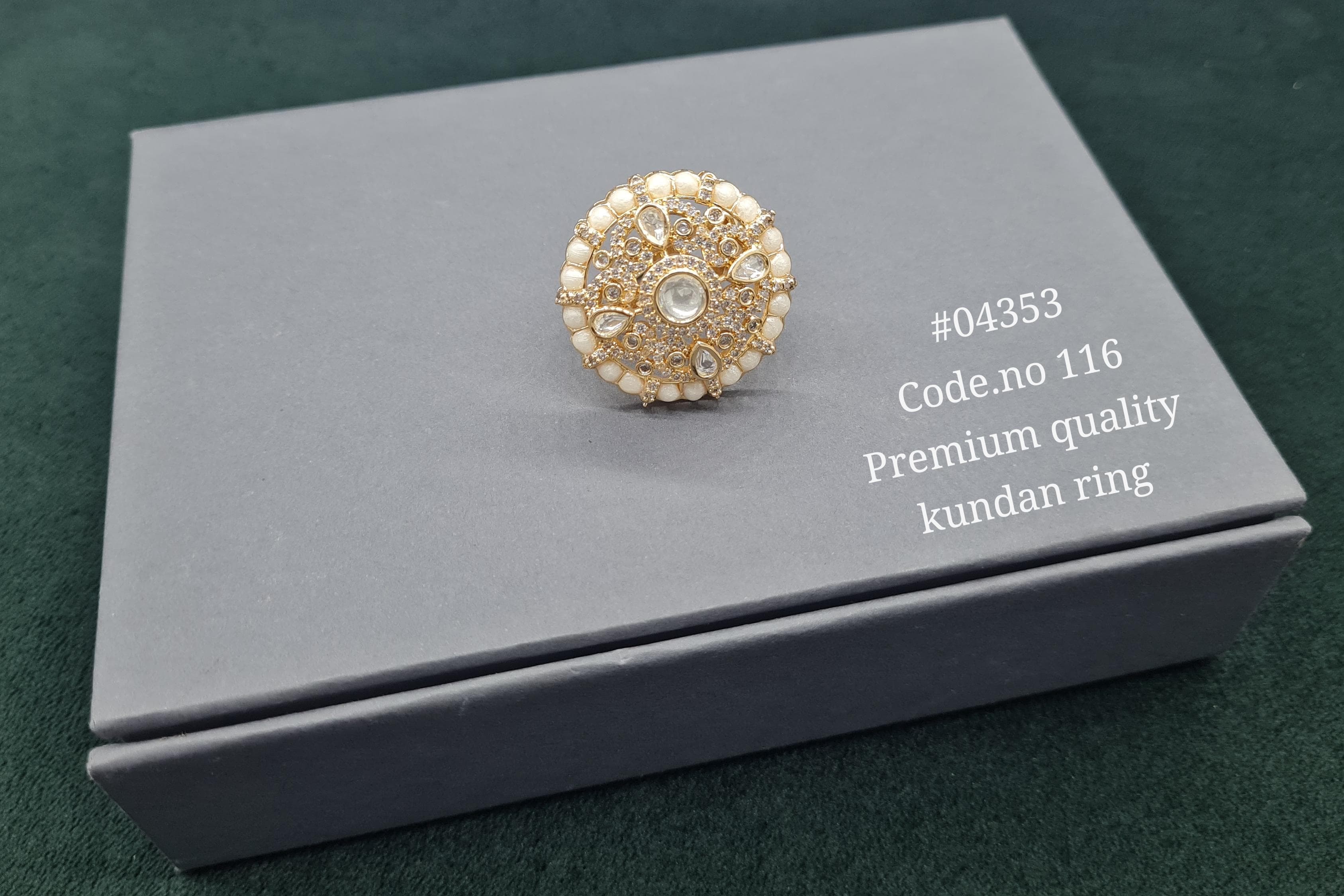 Kundan Fingerring 04353 - 6