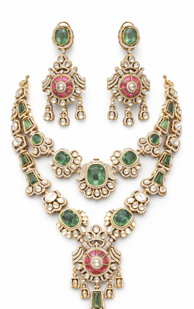 Jadau Kundan Necklace 08108