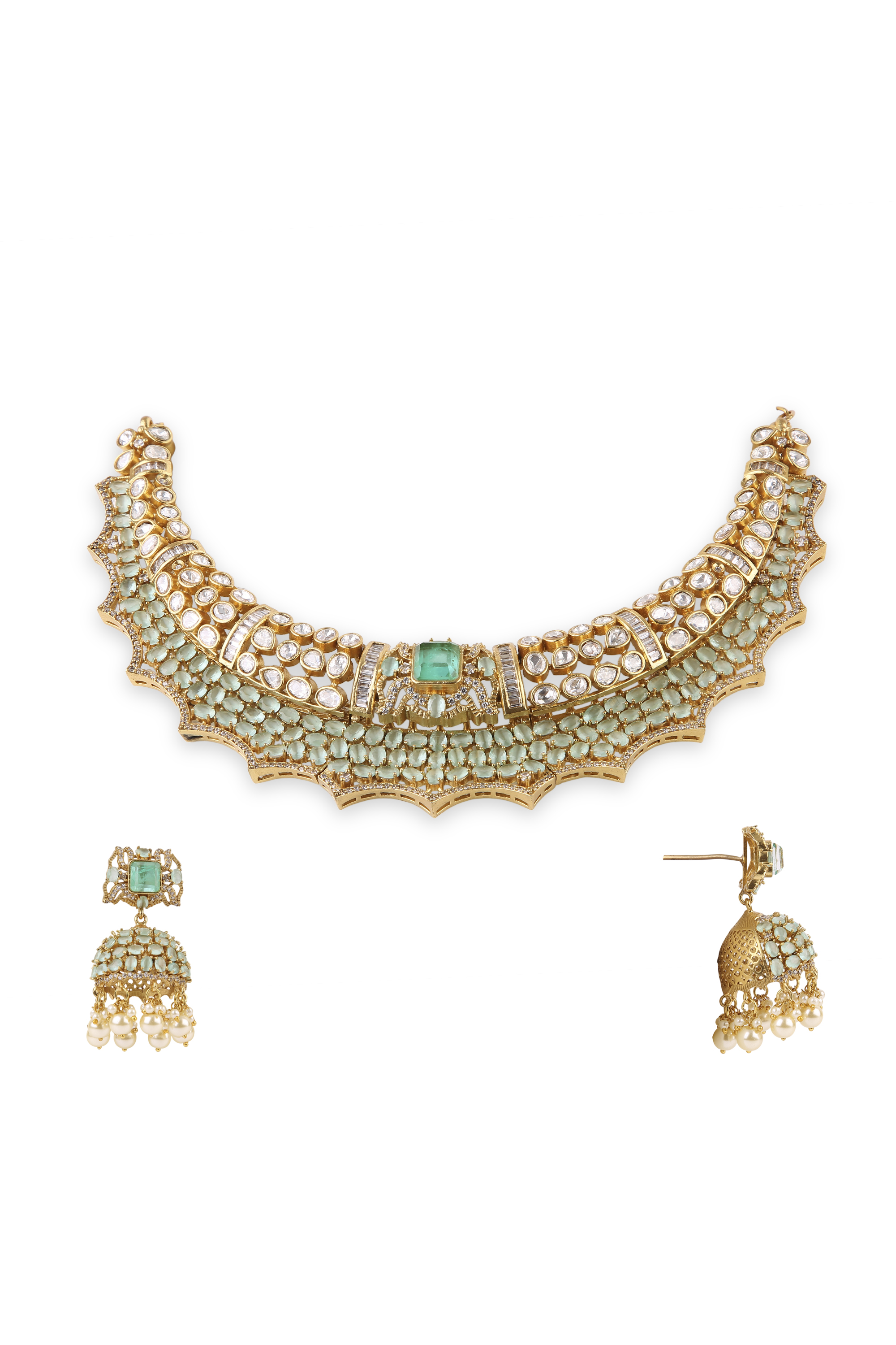 Kundan Necklace 10712 - 4