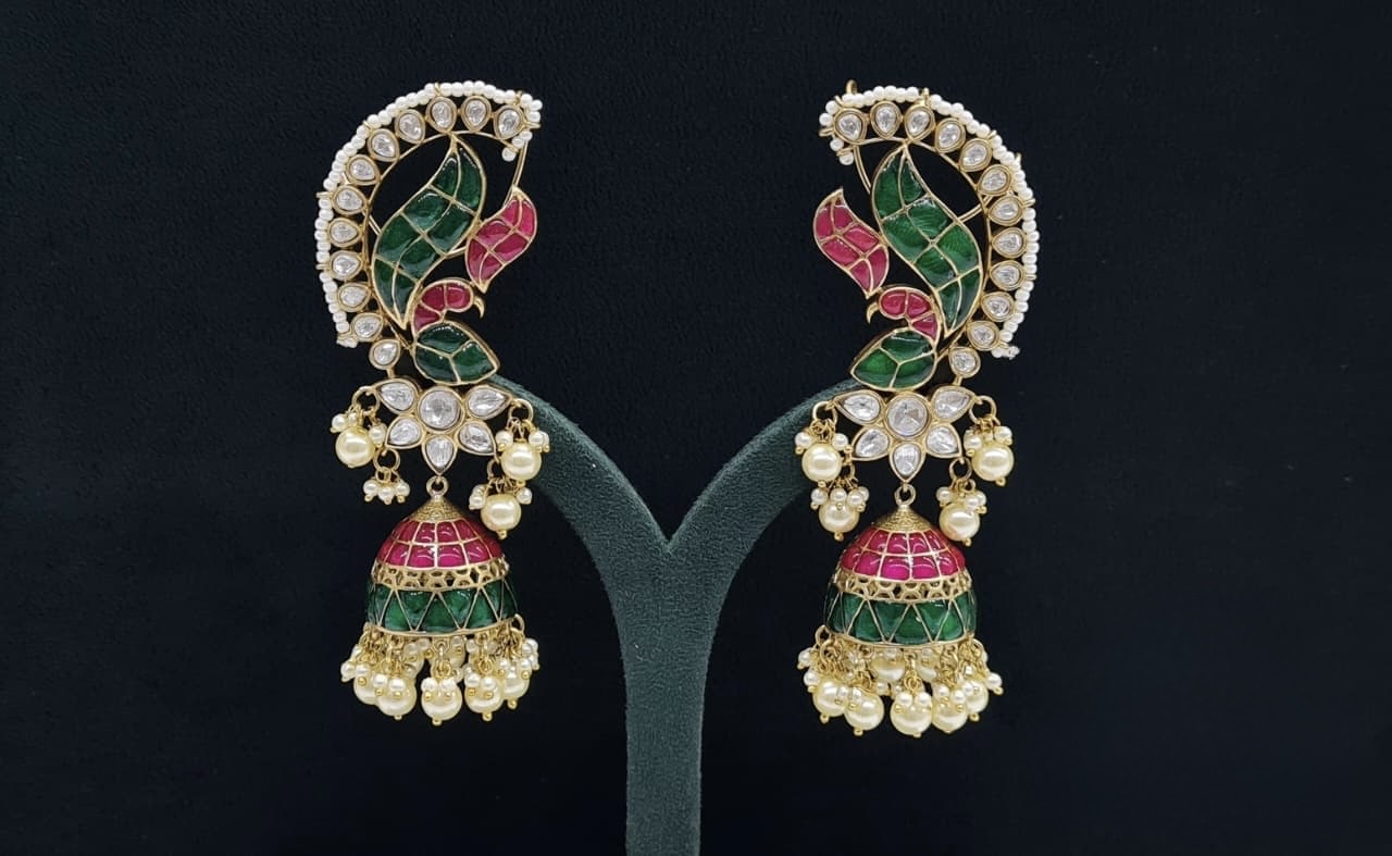 Kundan Jhumki 06491 - 4