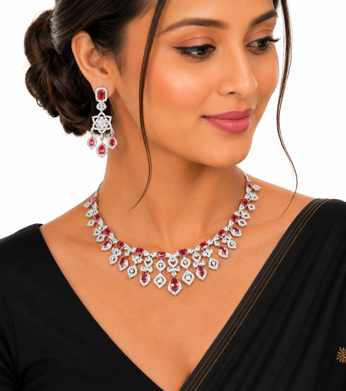 Cz Necklace 11341 - 19