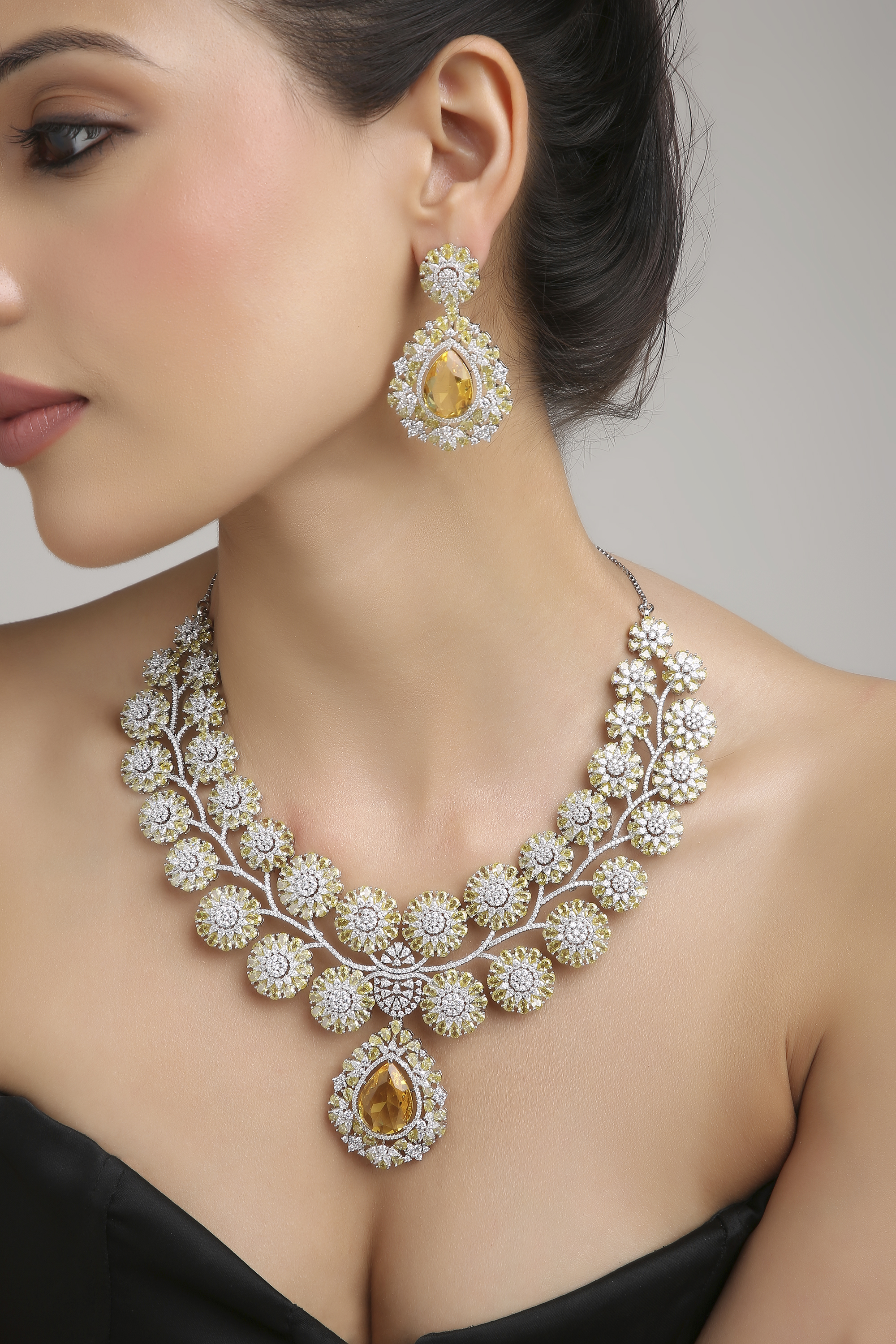 Cz Necklace 06270 - 9