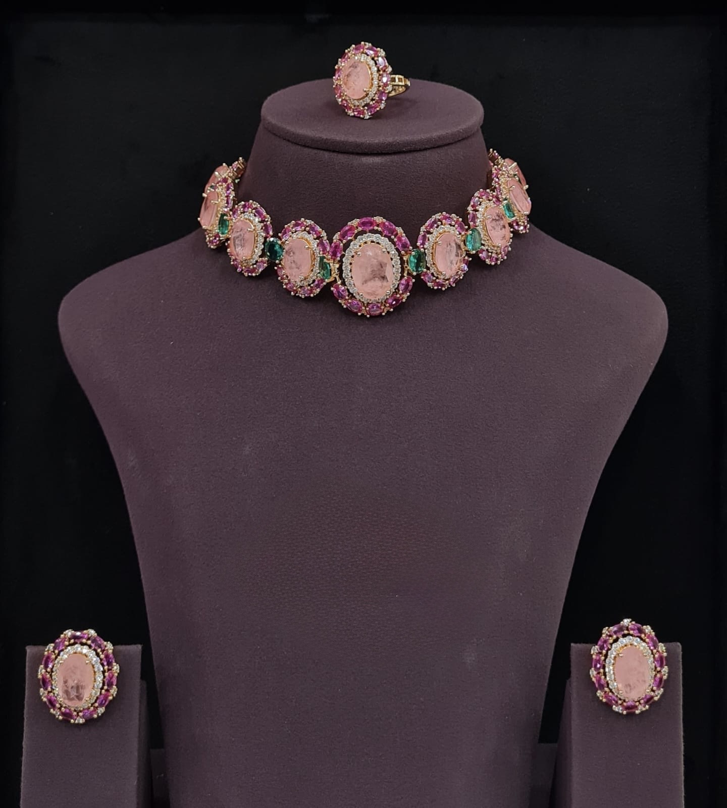 Cz Necklace 09072 - 10
