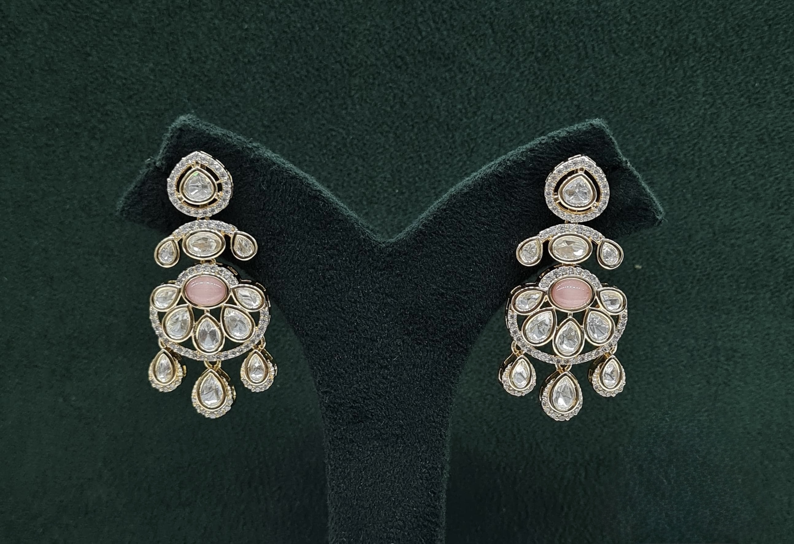 Kundan Earring 09507 - 5