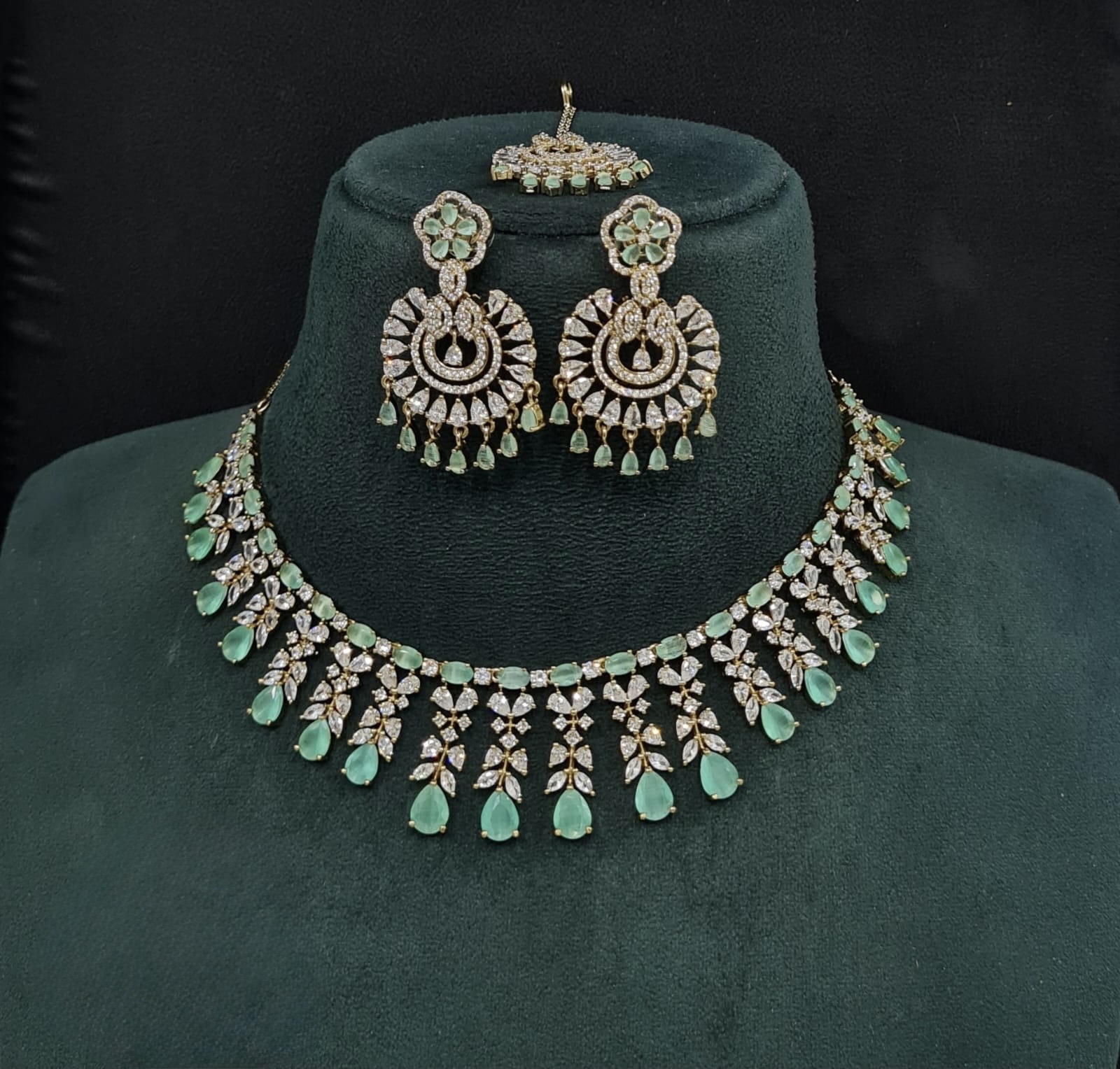 Cz Necklace 10256 - 6