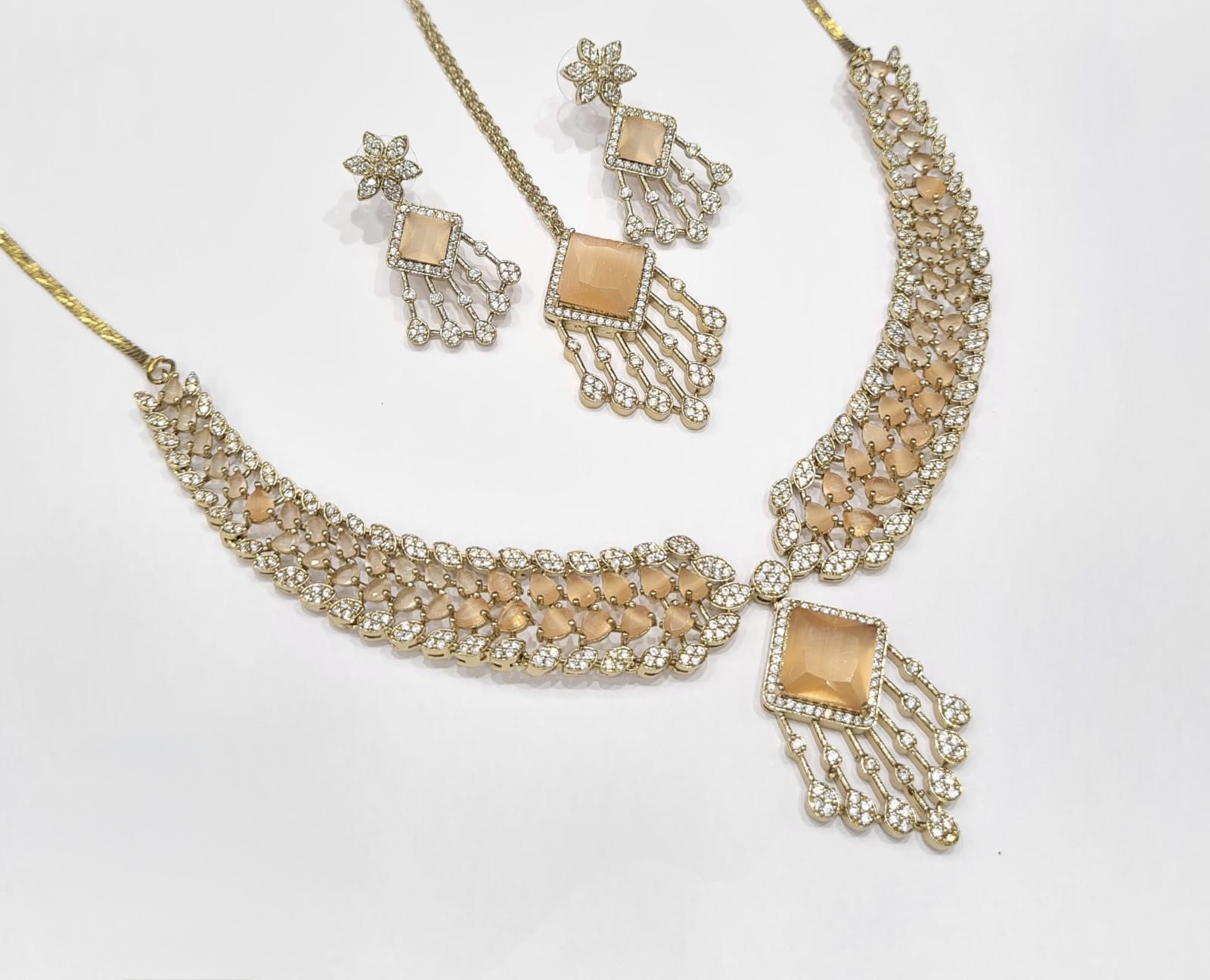 Cz Necklace 09425 - 7