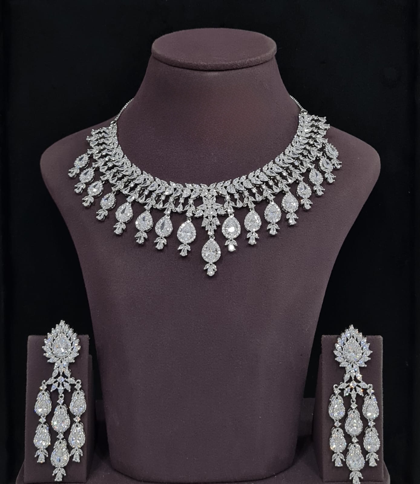 Cz Necklace 04911 - 4