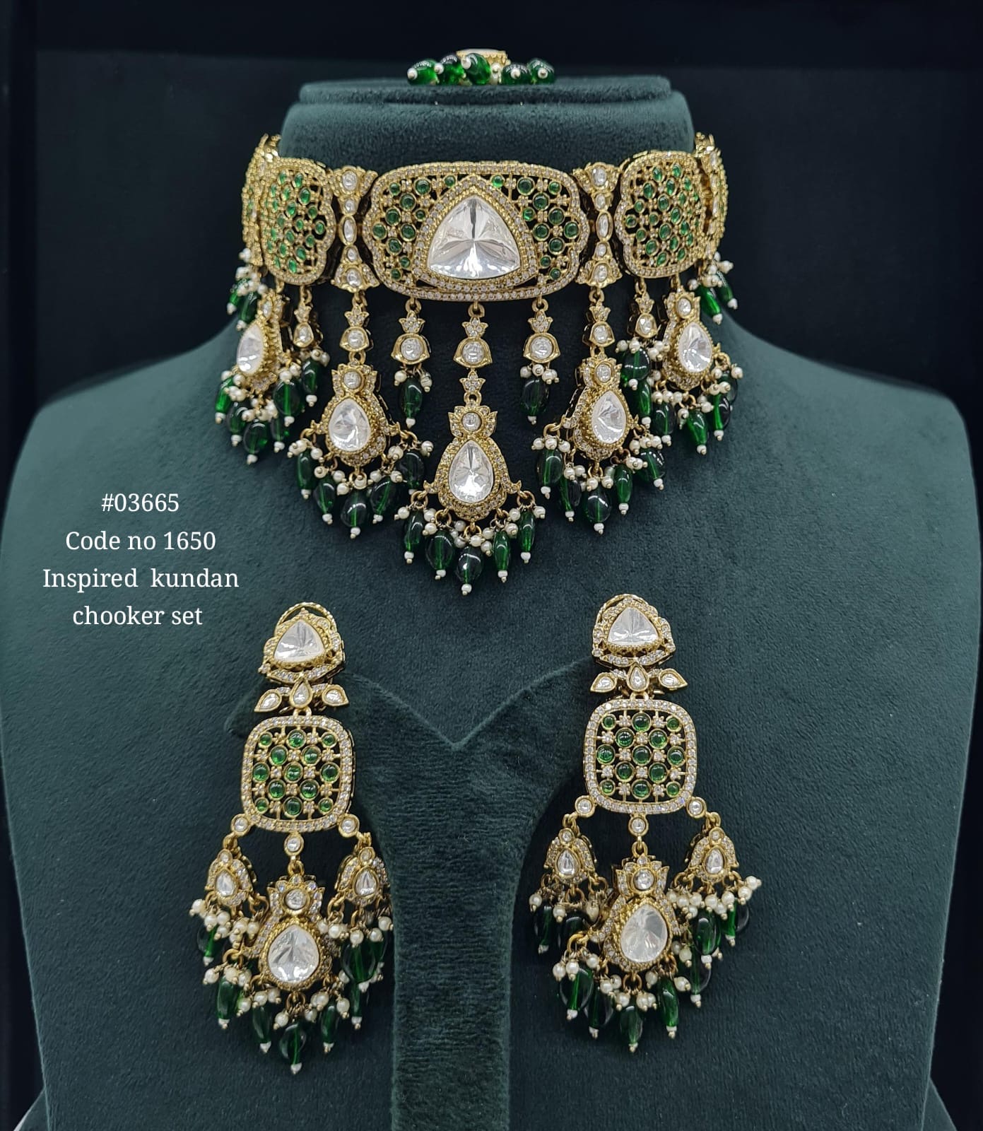 Kundan Choker 03665 - 4