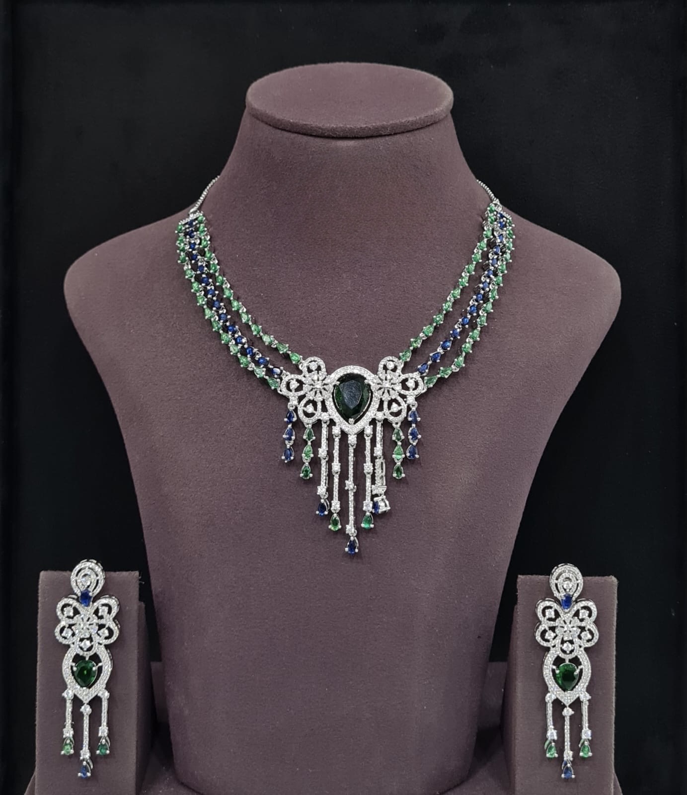 Cz Necklace 11410 - 2
