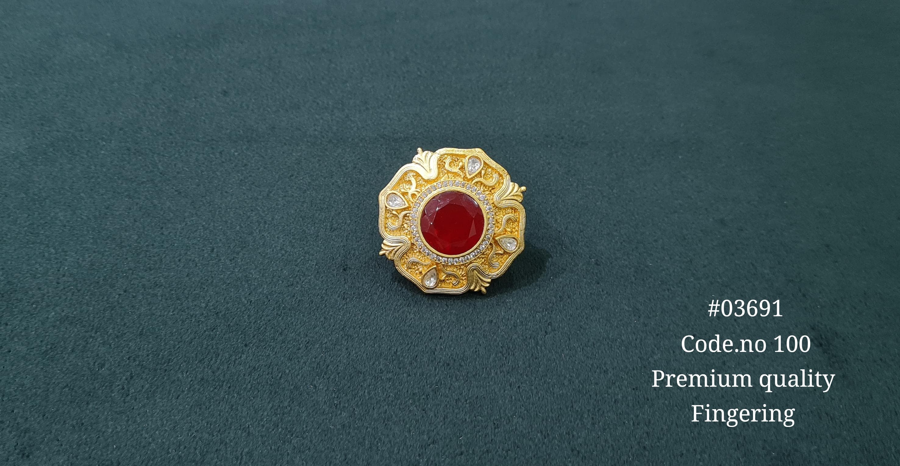 Kundan Fingerring 03691 - 5