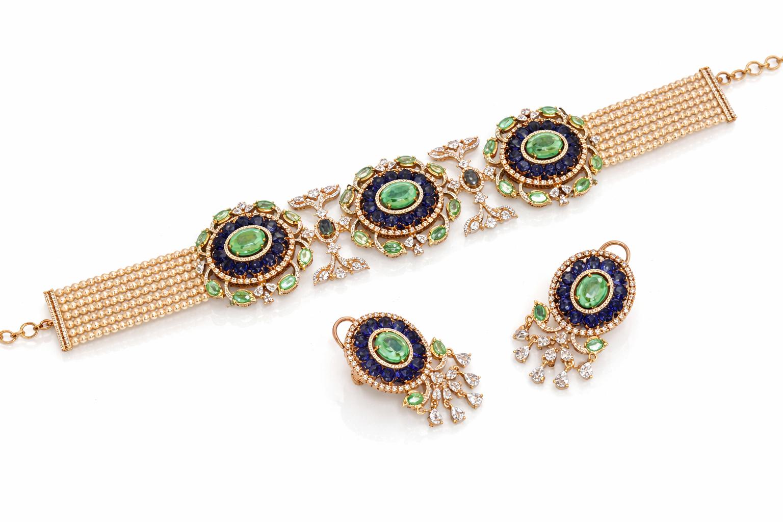 Cz Necklace 09325 - 3