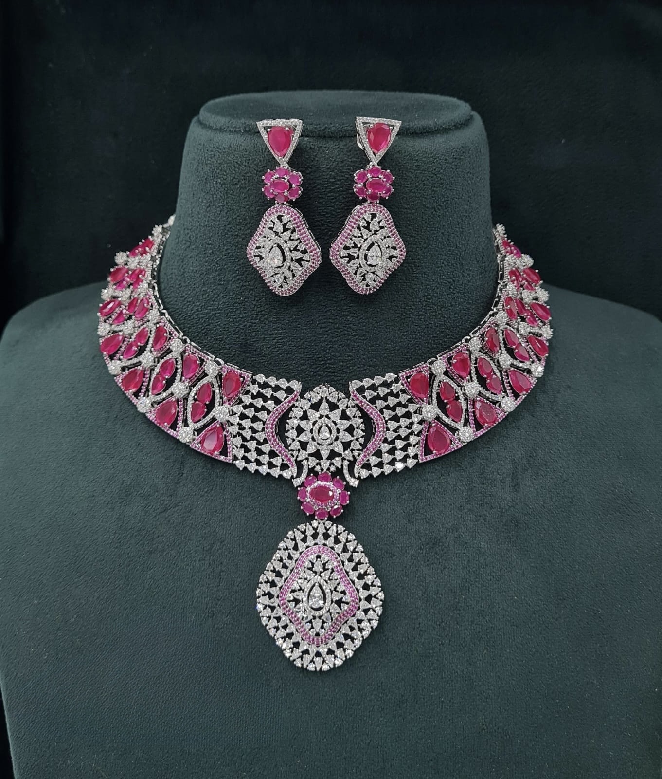 Cz Necklace 06097 - 3