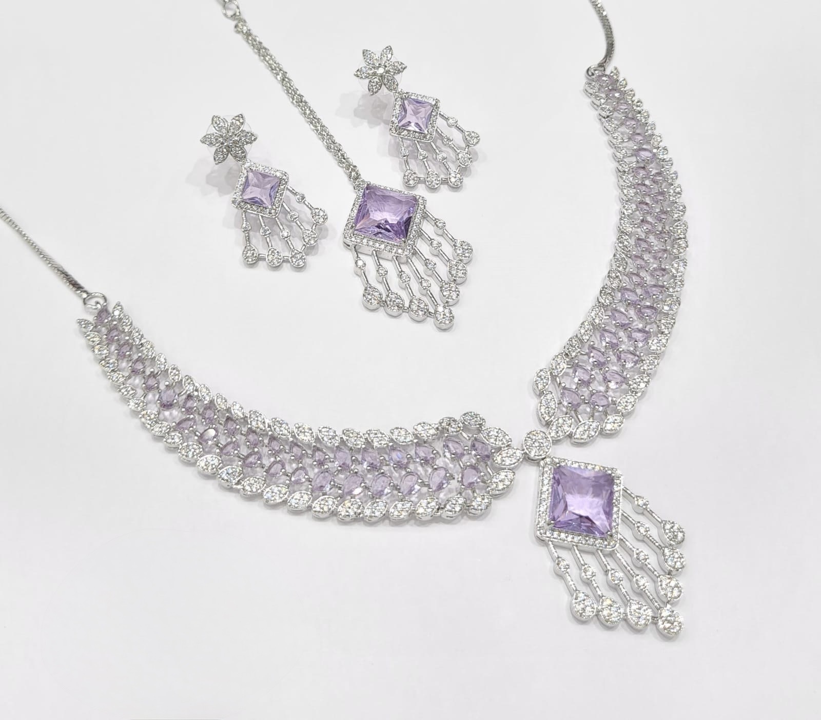 Cz Necklace 09425 - 18