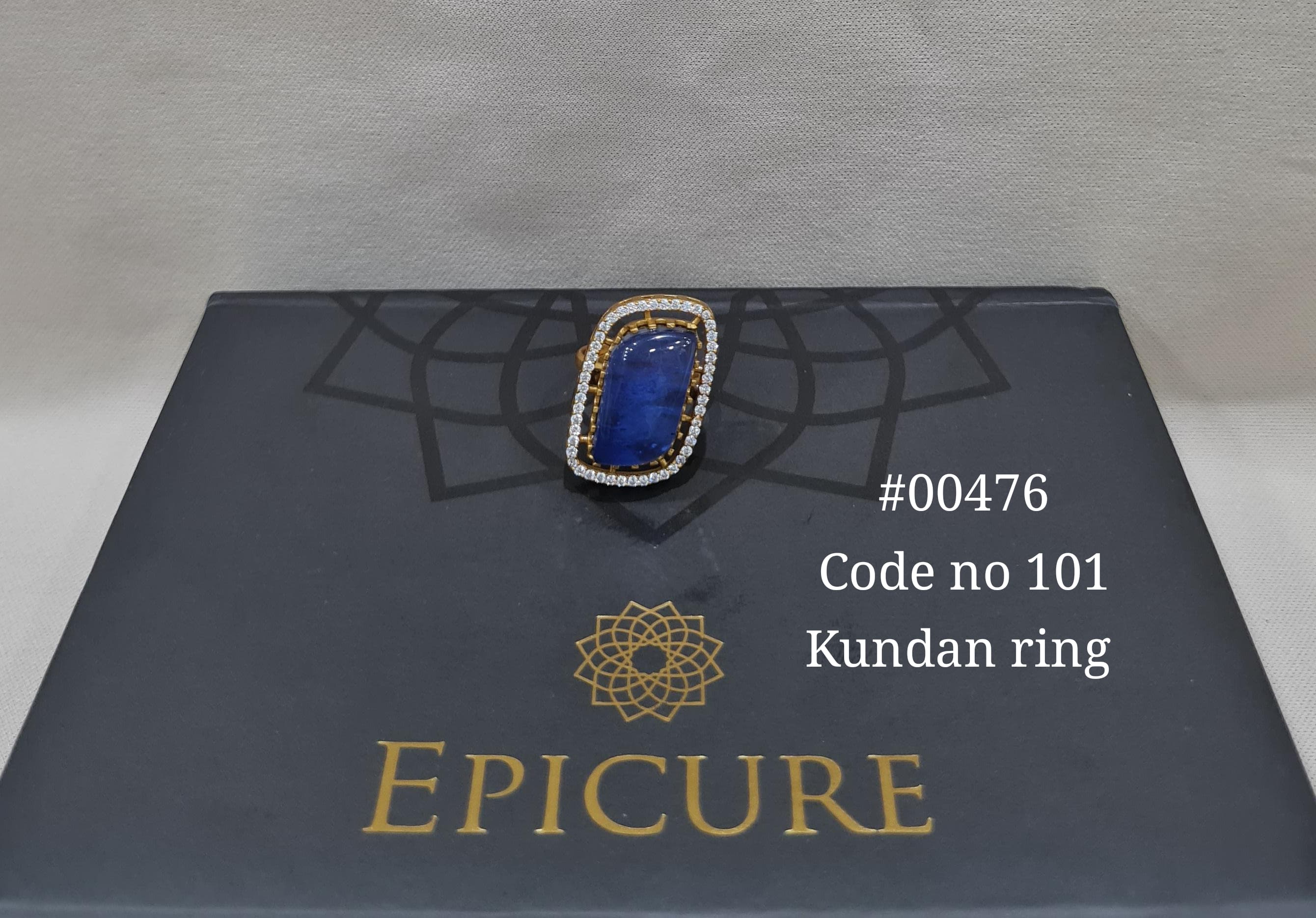 Kundan fingerring 00476 - 6