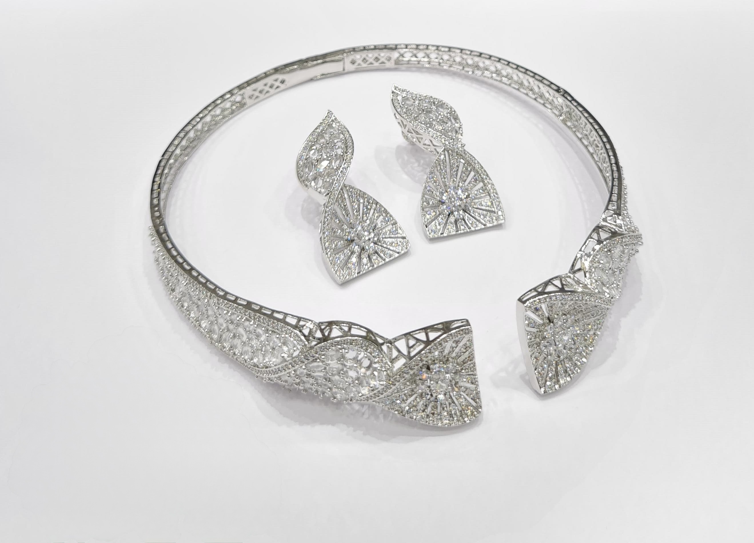 Cz Necklace 10456 - 6
