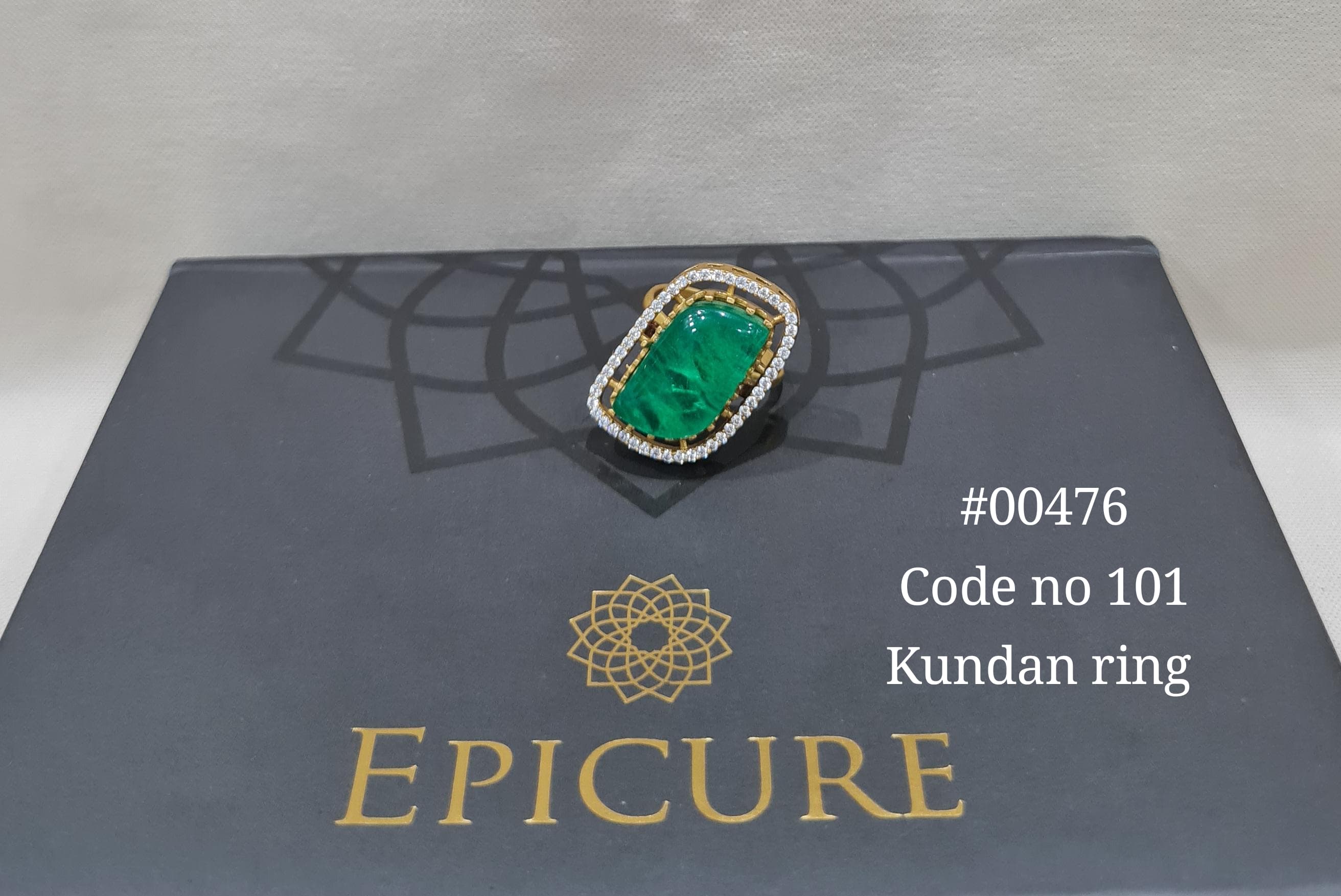 Kundan fingerring 00476 - 4