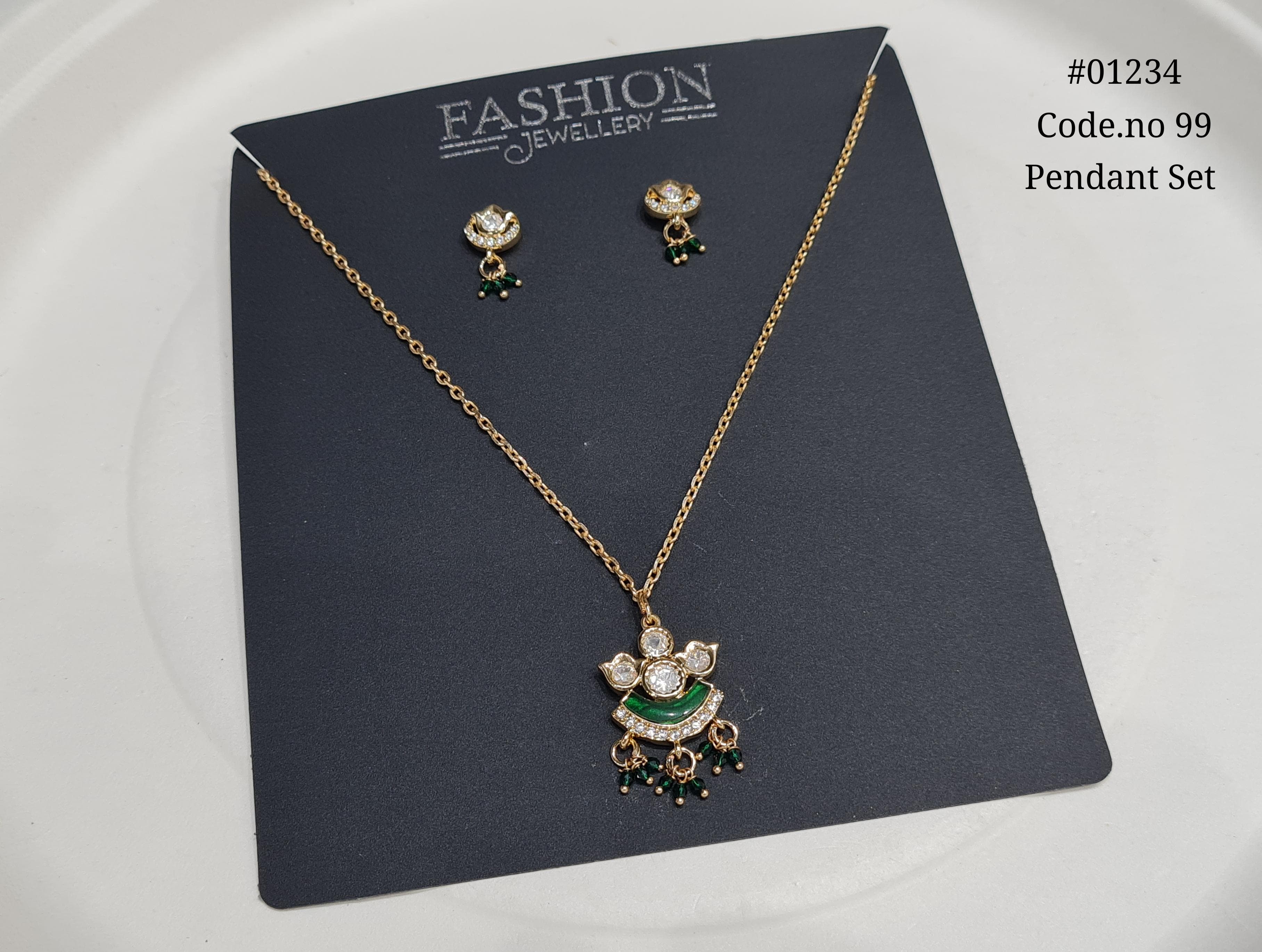 Kundan Pendant 01234