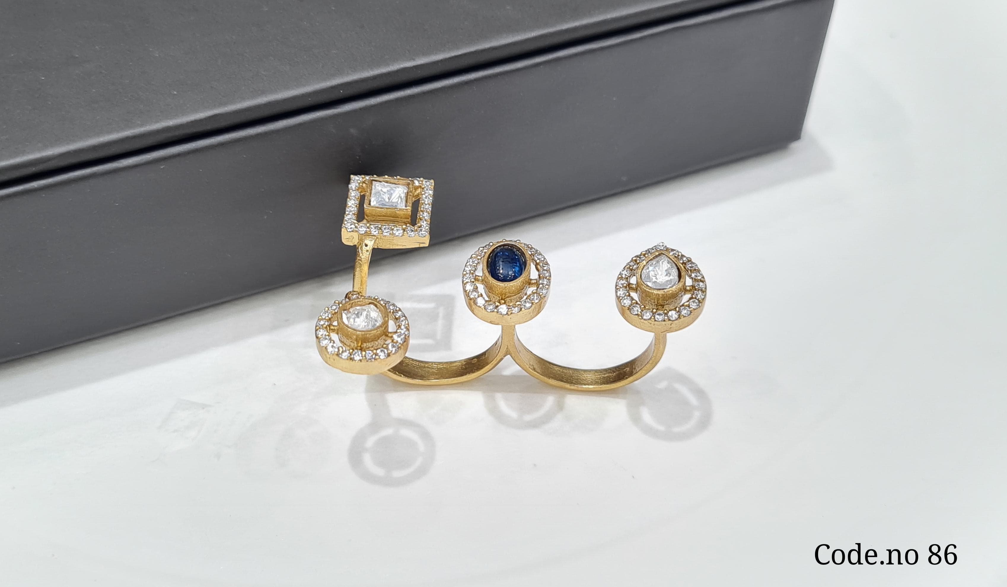 KUNDAN FINGER RING 00065 - 3