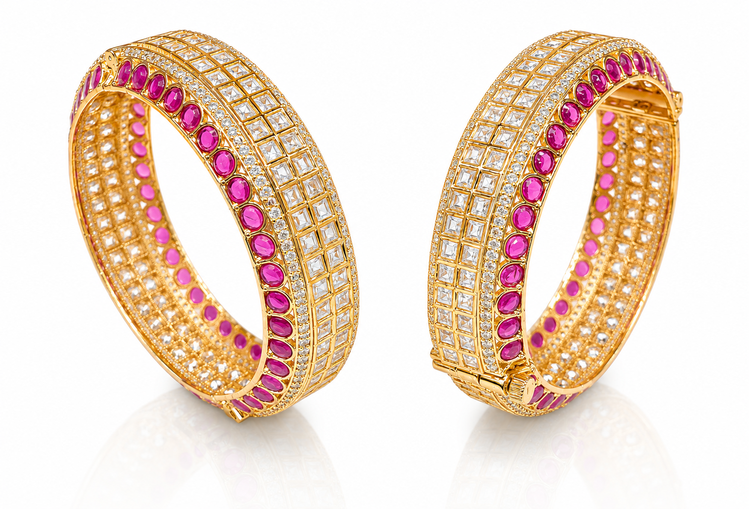 Kundan Bangles 00248 - 3