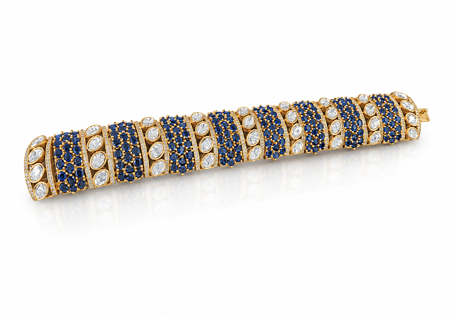 Kundan Bracelet 06434 - 7