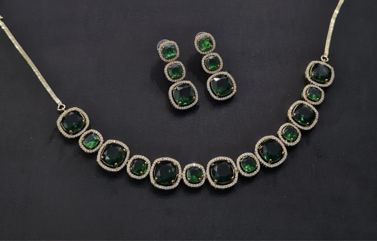Cz Necklace 11108 - 6