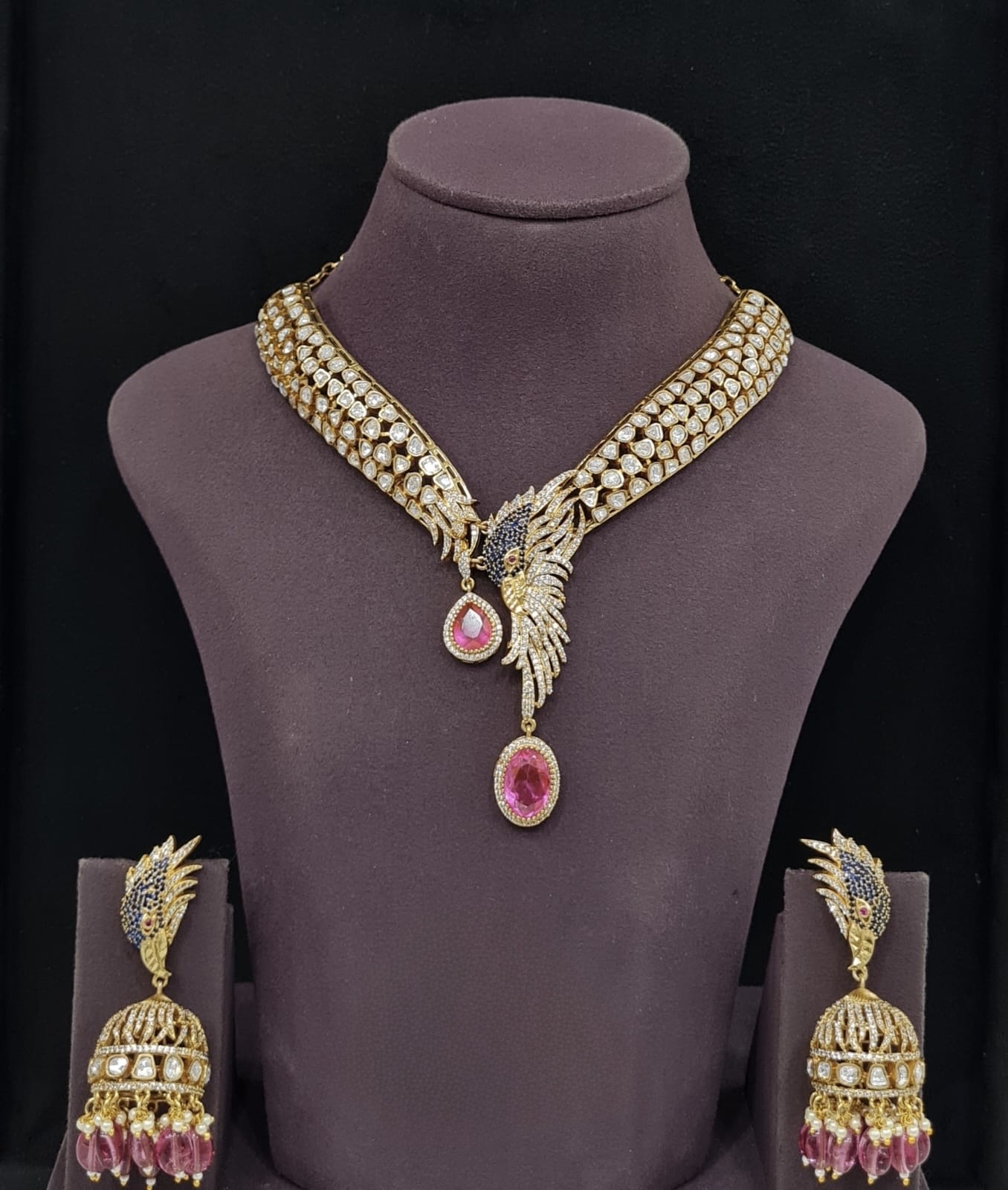 Kundan Necklace 11242 - 8
