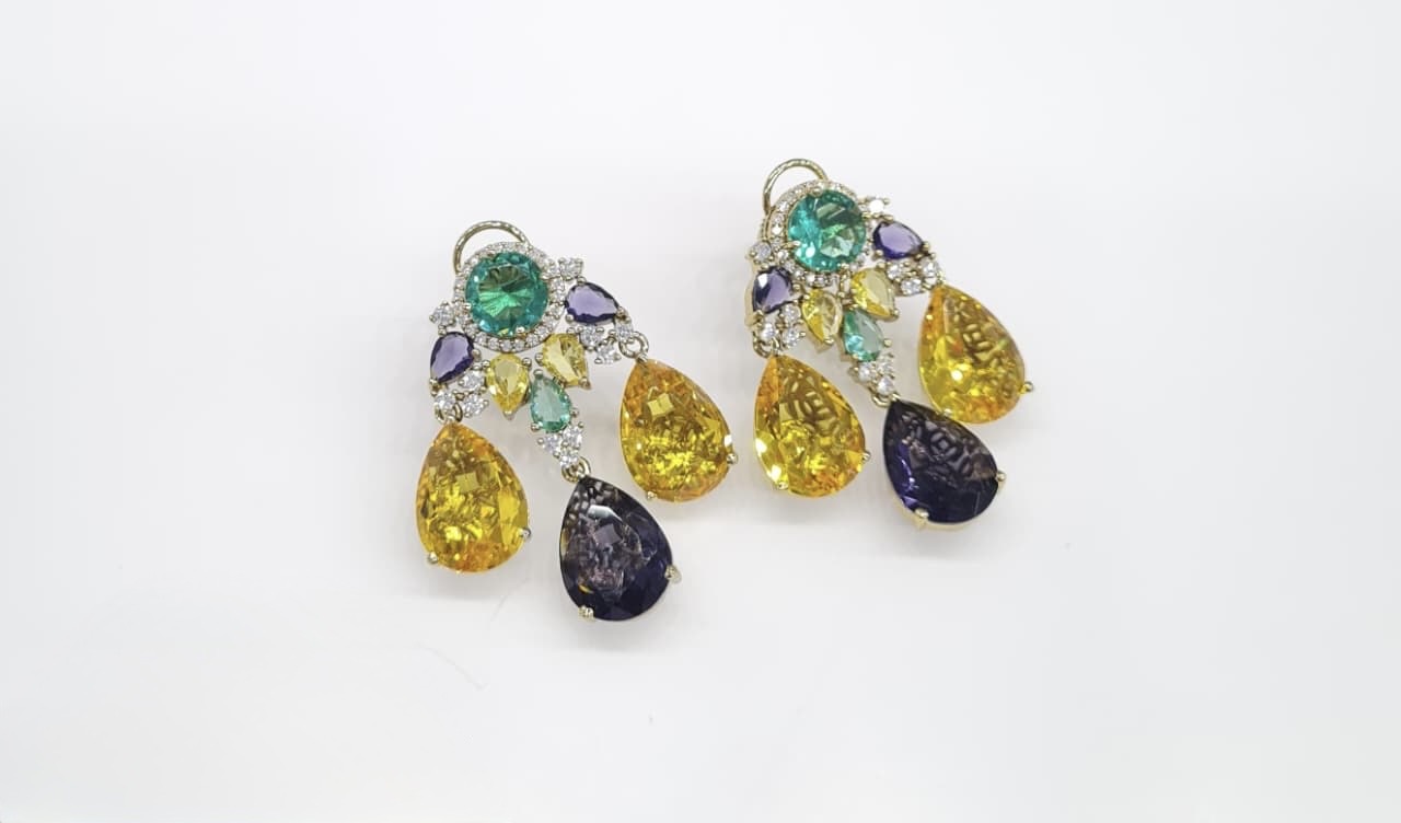 Sabyasachi Earrings 08734 - 9