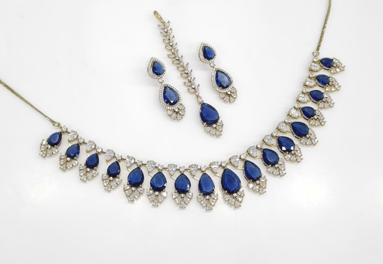 Cz Necklace 06683 - 4