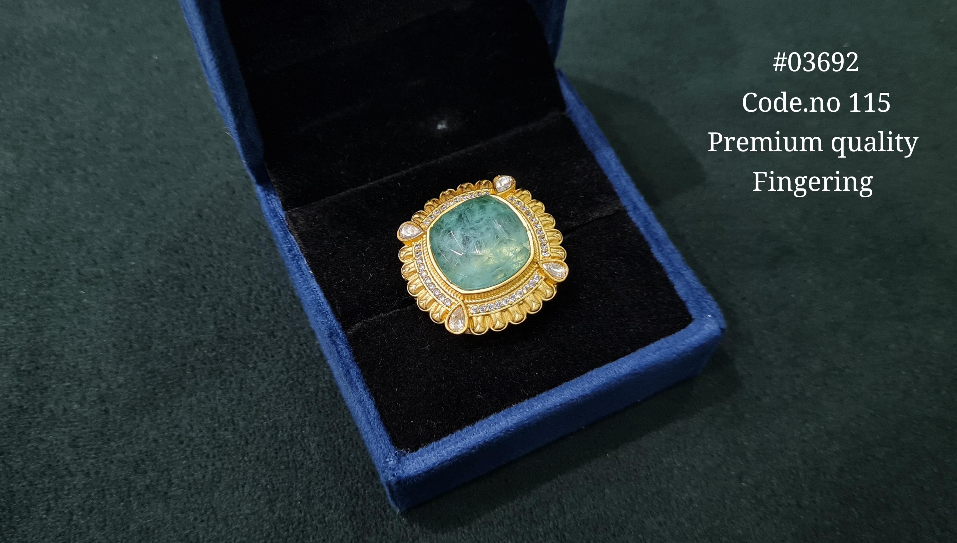 Kundan Fingerring 03692 - 7