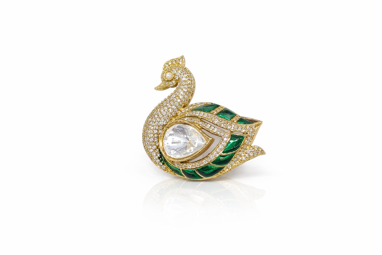 Swan Brooch 04062 - 3