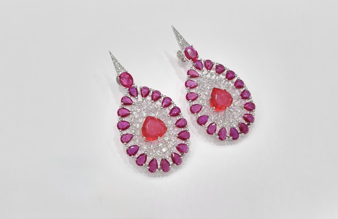 Cz Earrings 08545 - 10
