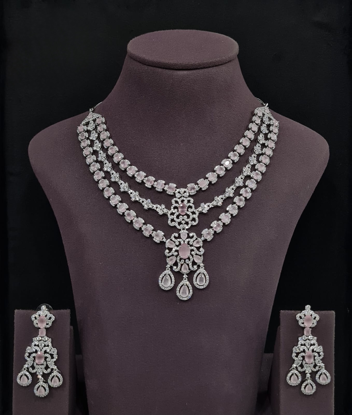 Cz Necklace 11113 - 14