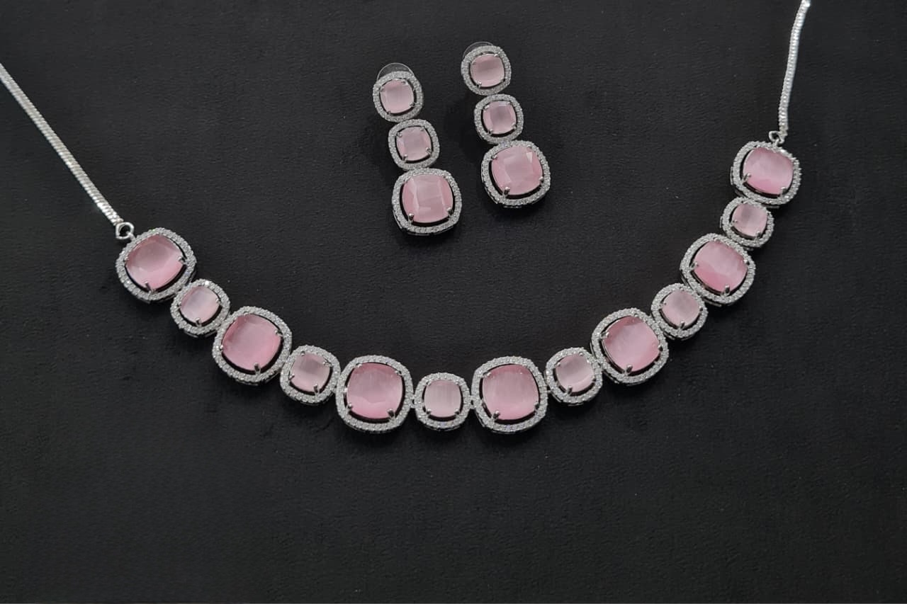 Cz Necklace 11108 - 14