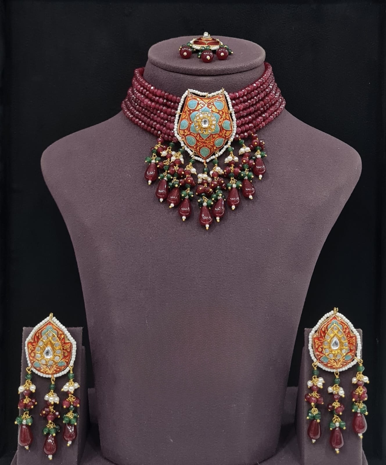 Meenakari Necklace 10749 - 6
