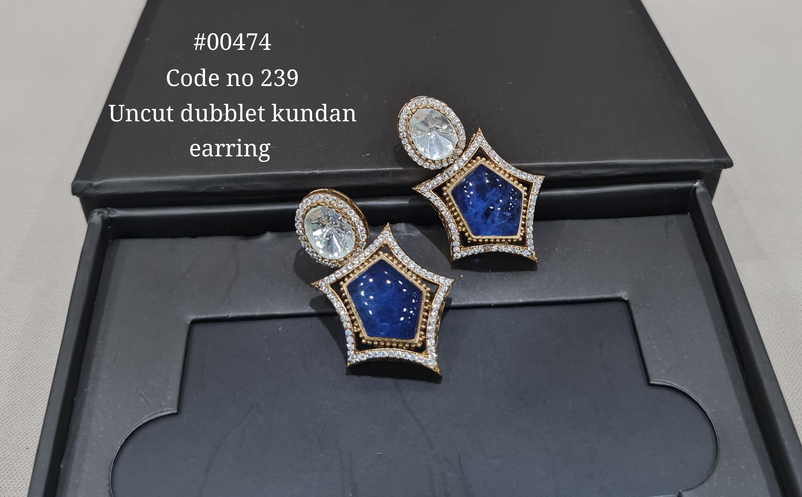 Kundan earring 00474 - 4
