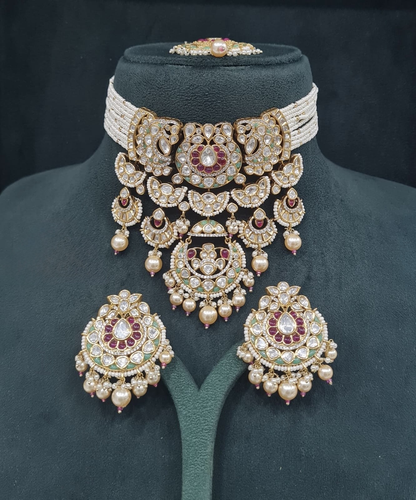 Kundan Necklace 02263 - 4