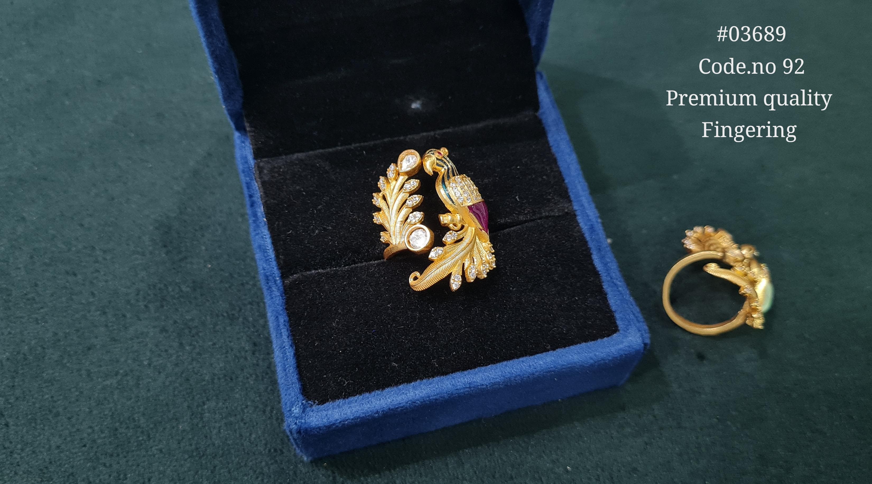 Kundan Fingerring 03689 - 5