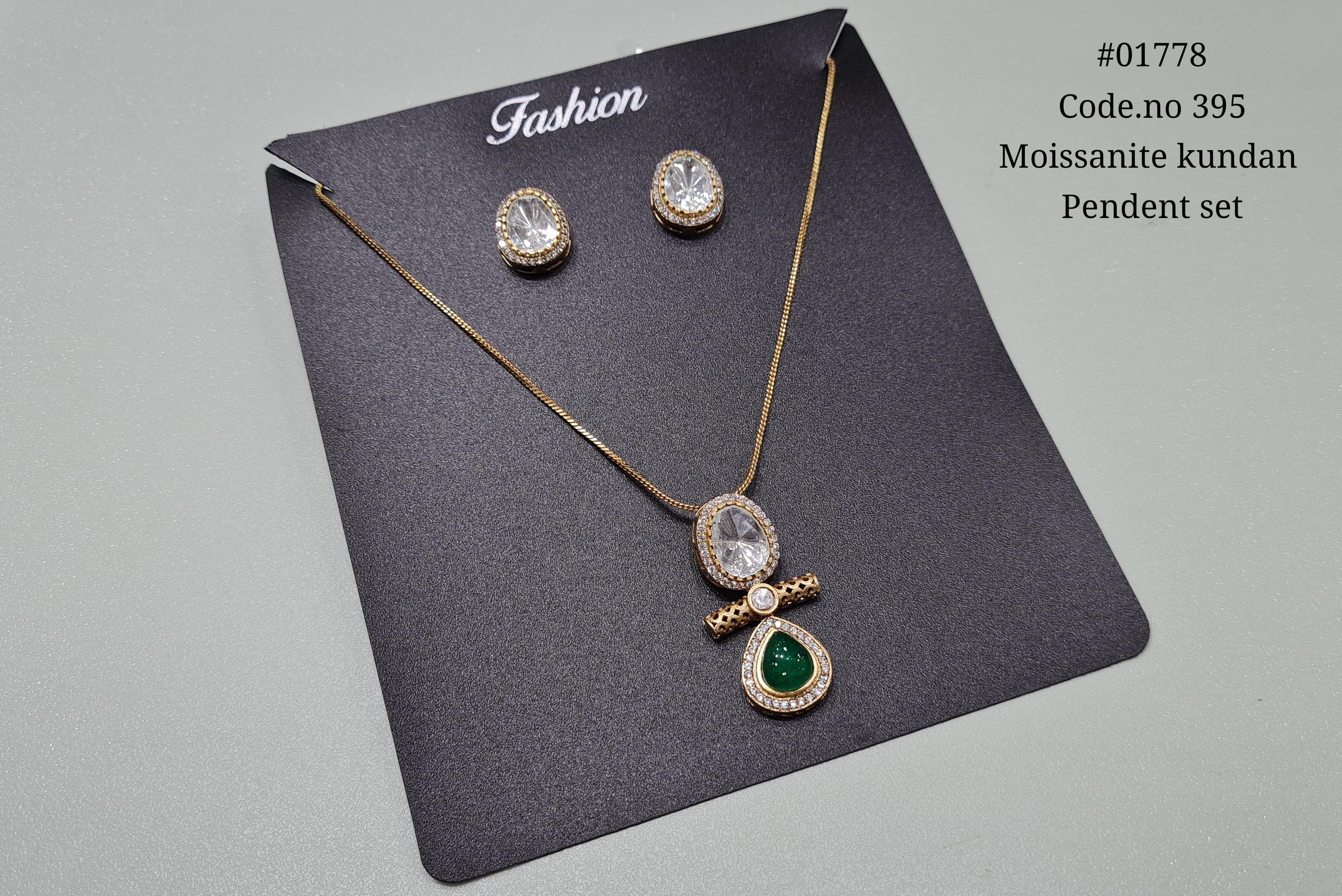 kundan pendant set  01778 - 4